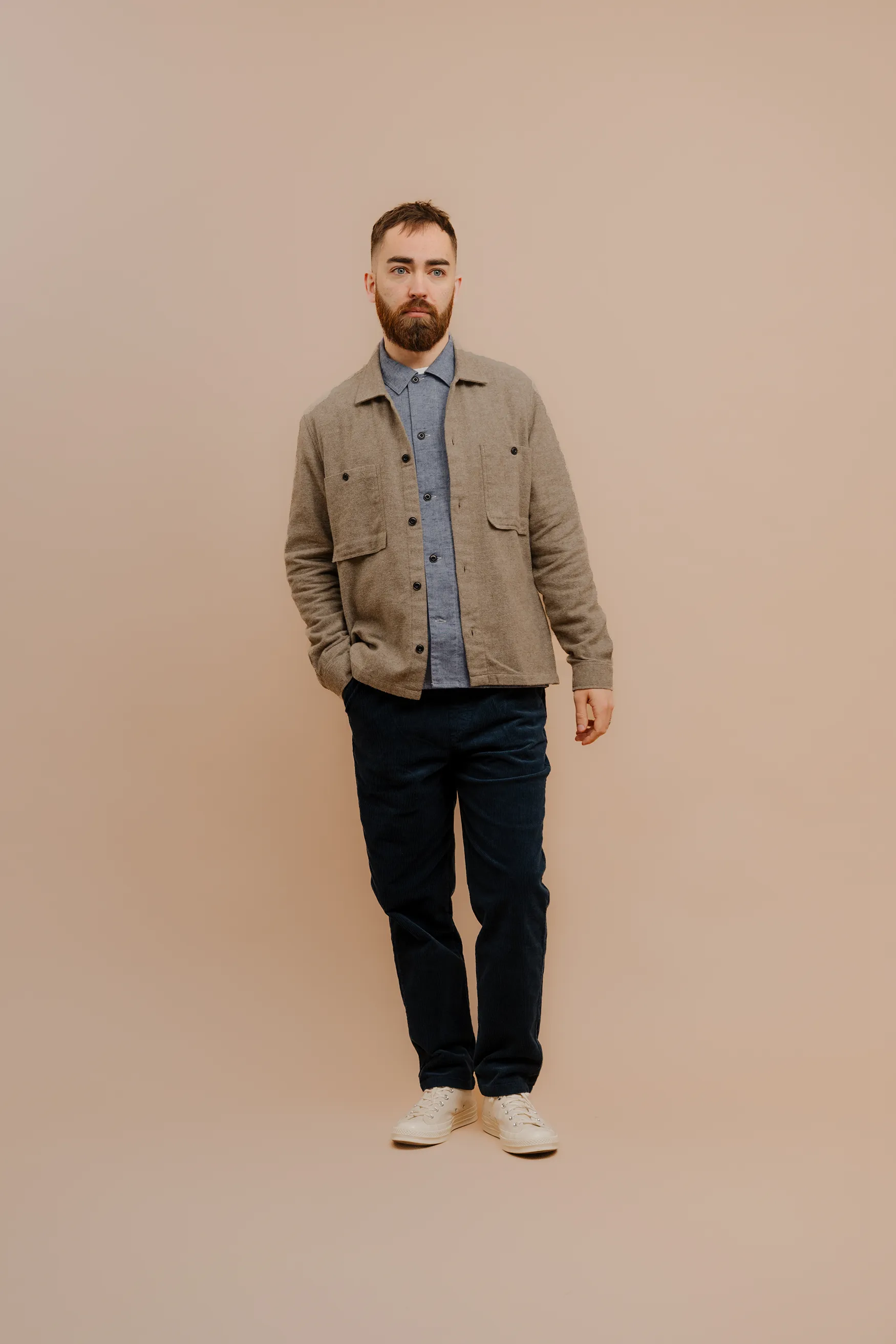 Archive Brushed Form Overshirt