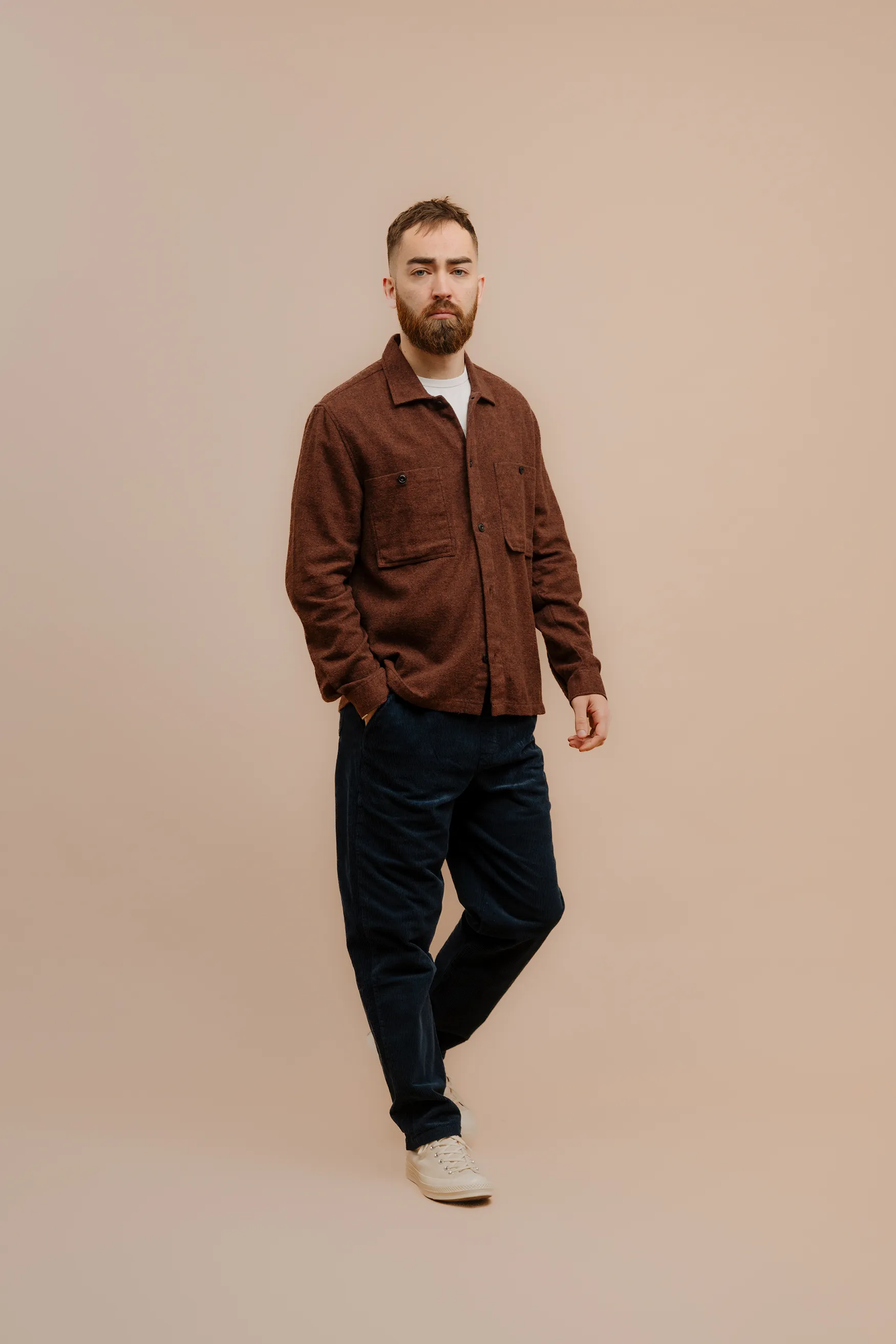 Archive Brushed Form Overshirt