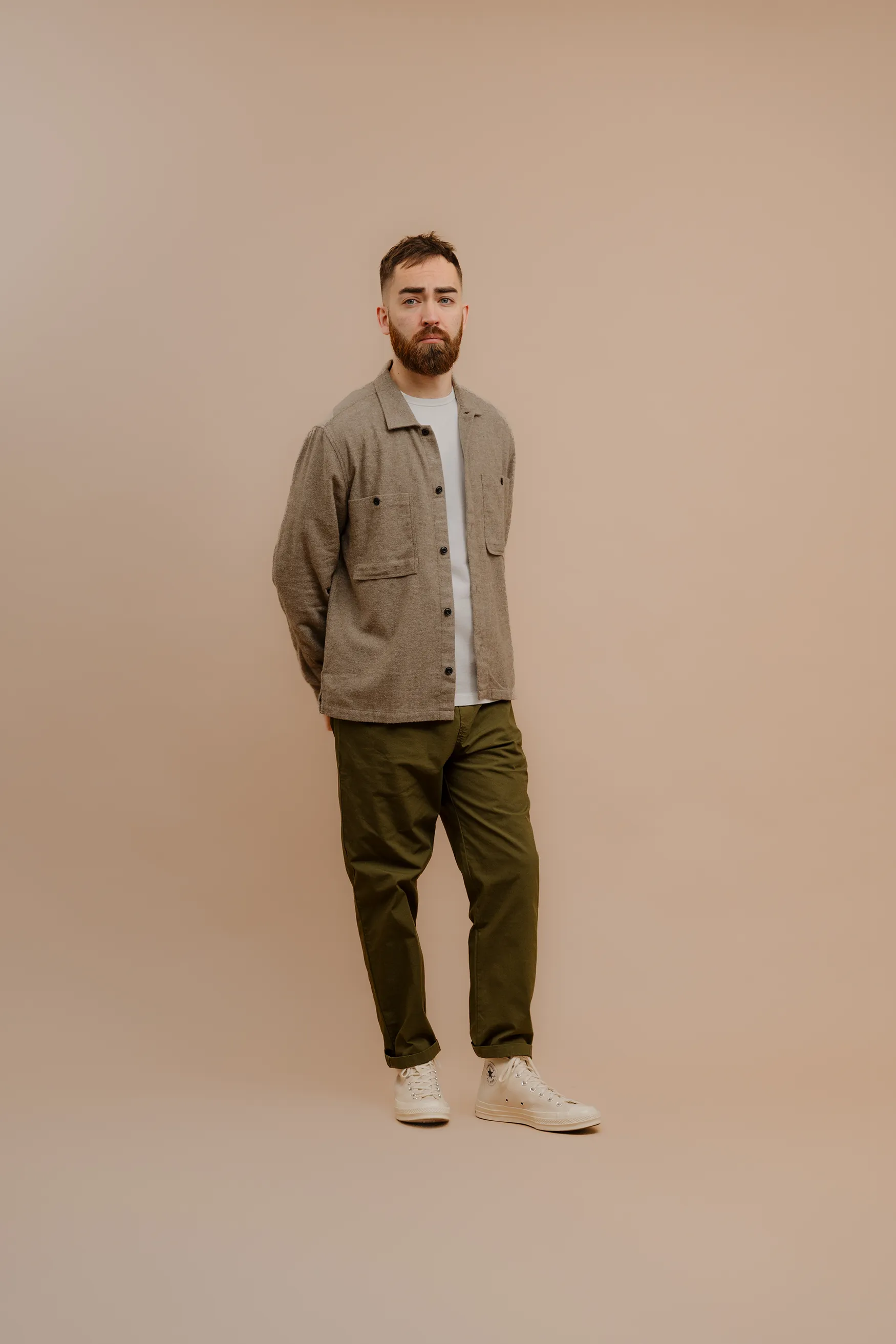 Archive Brushed Form Overshirt
