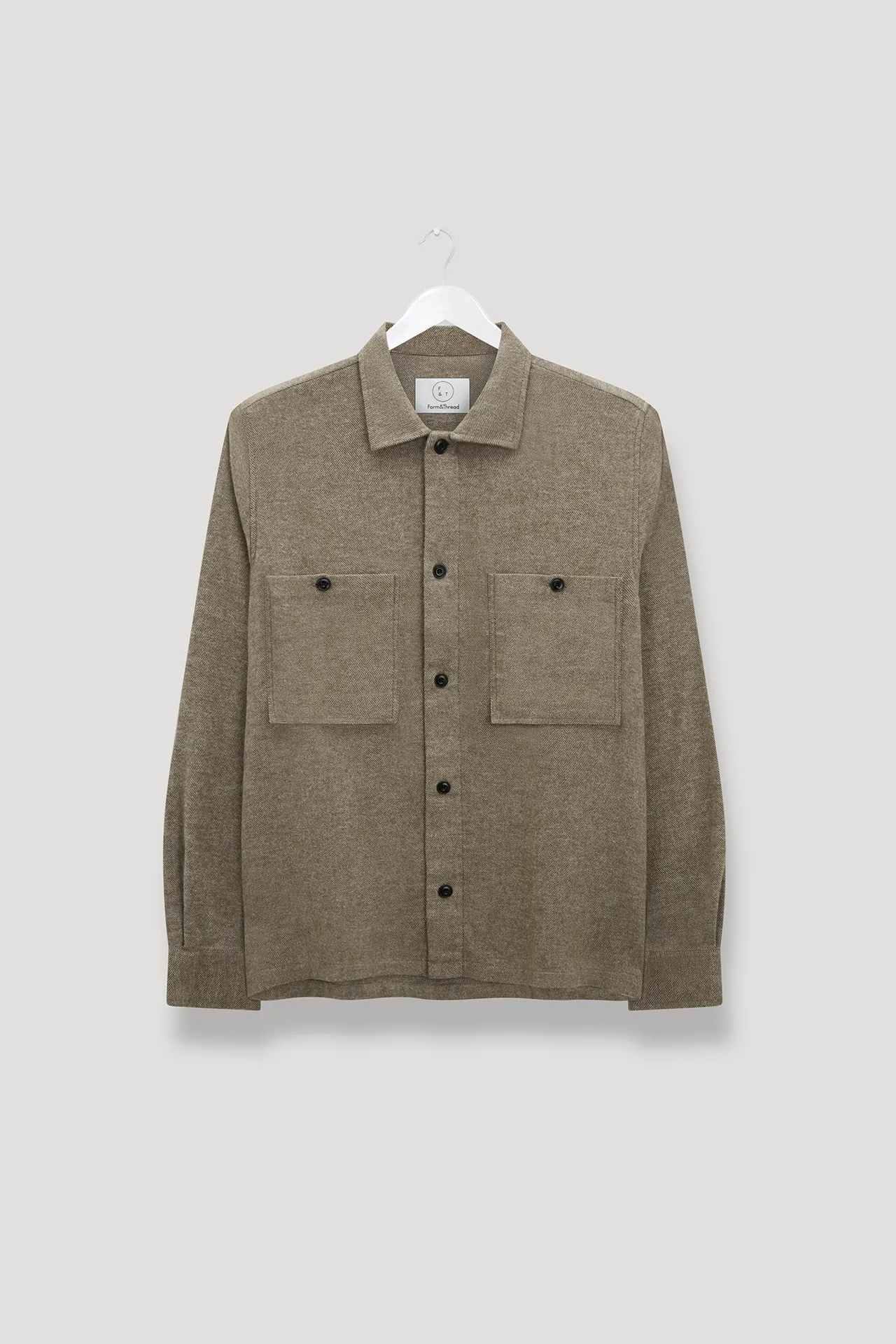 Archive Brushed Form Overshirt