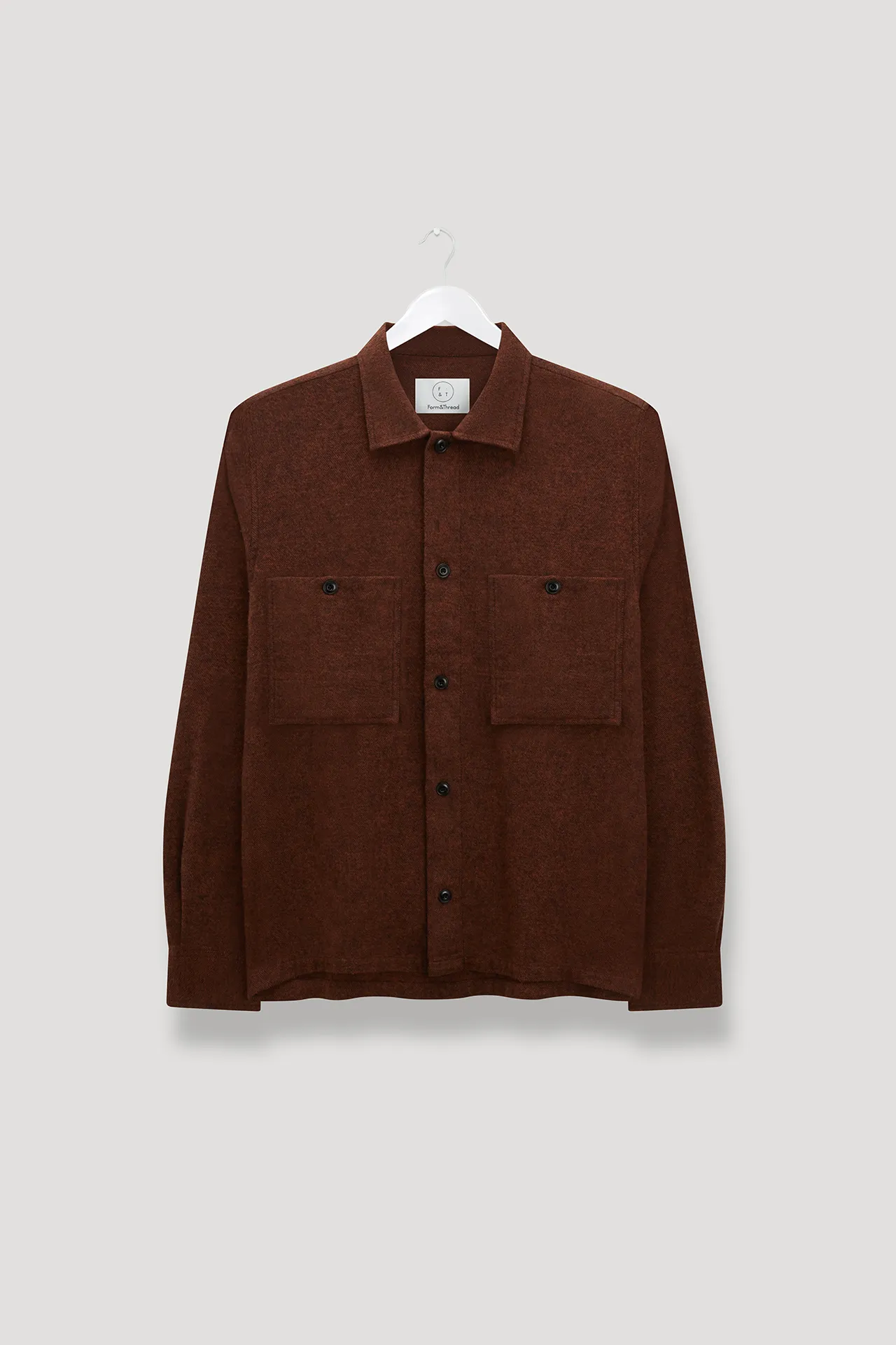 Archive Brushed Form Overshirt
