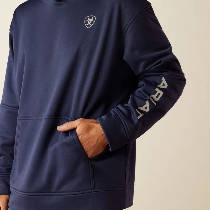 Ariat 10052518 Tek Fleece 2.0 American Circle Hoodie Navy Heather