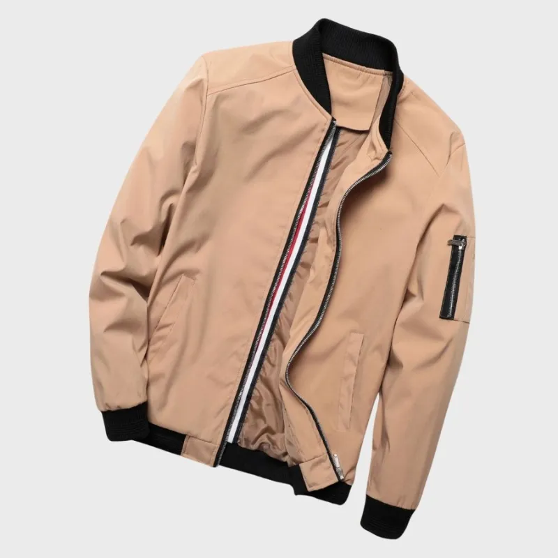 Arnold | Men's Casual Zip-Up Bomber Jacket | Lightweight