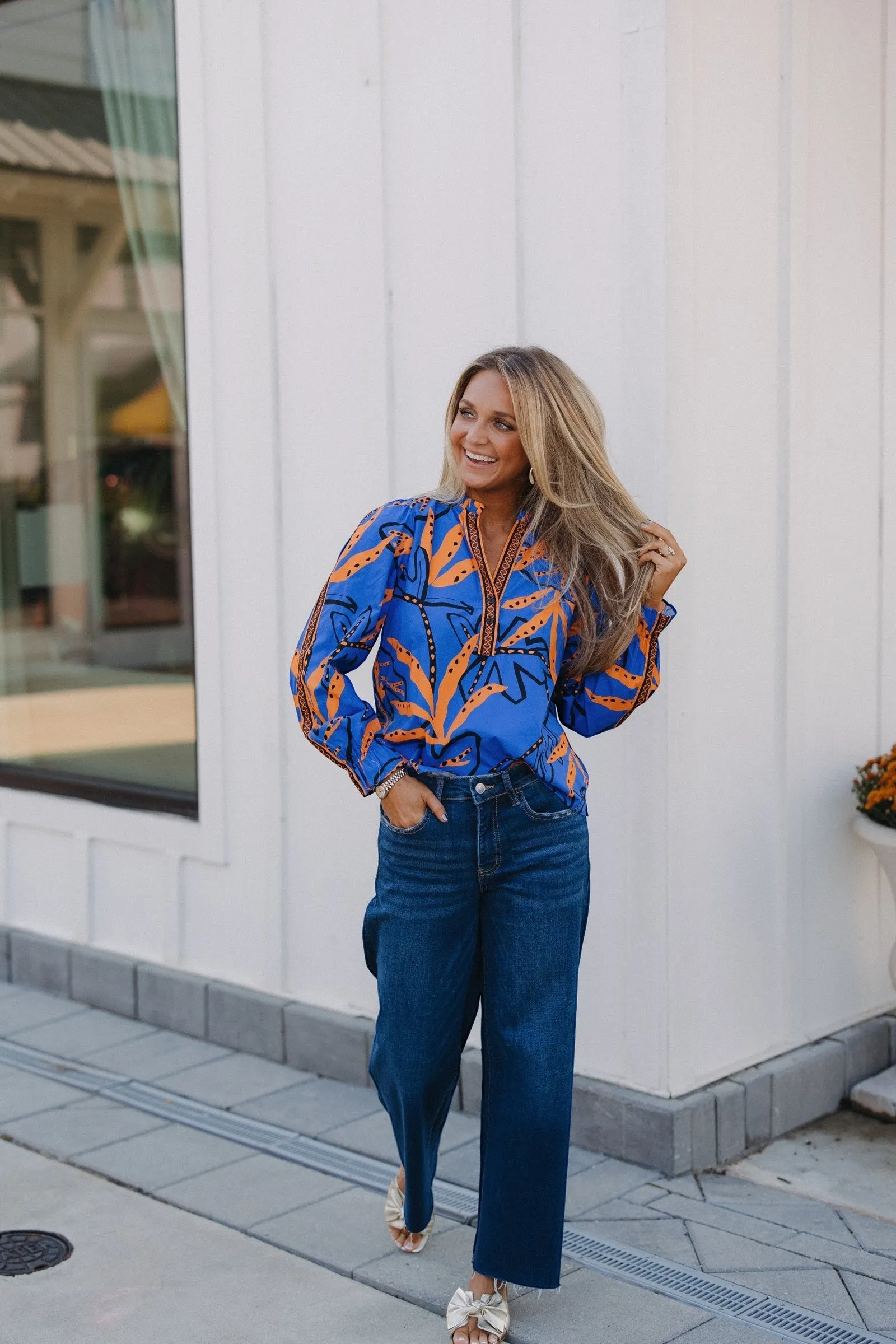 Ashley Royal Ferns Top by Maude (XS-XL)