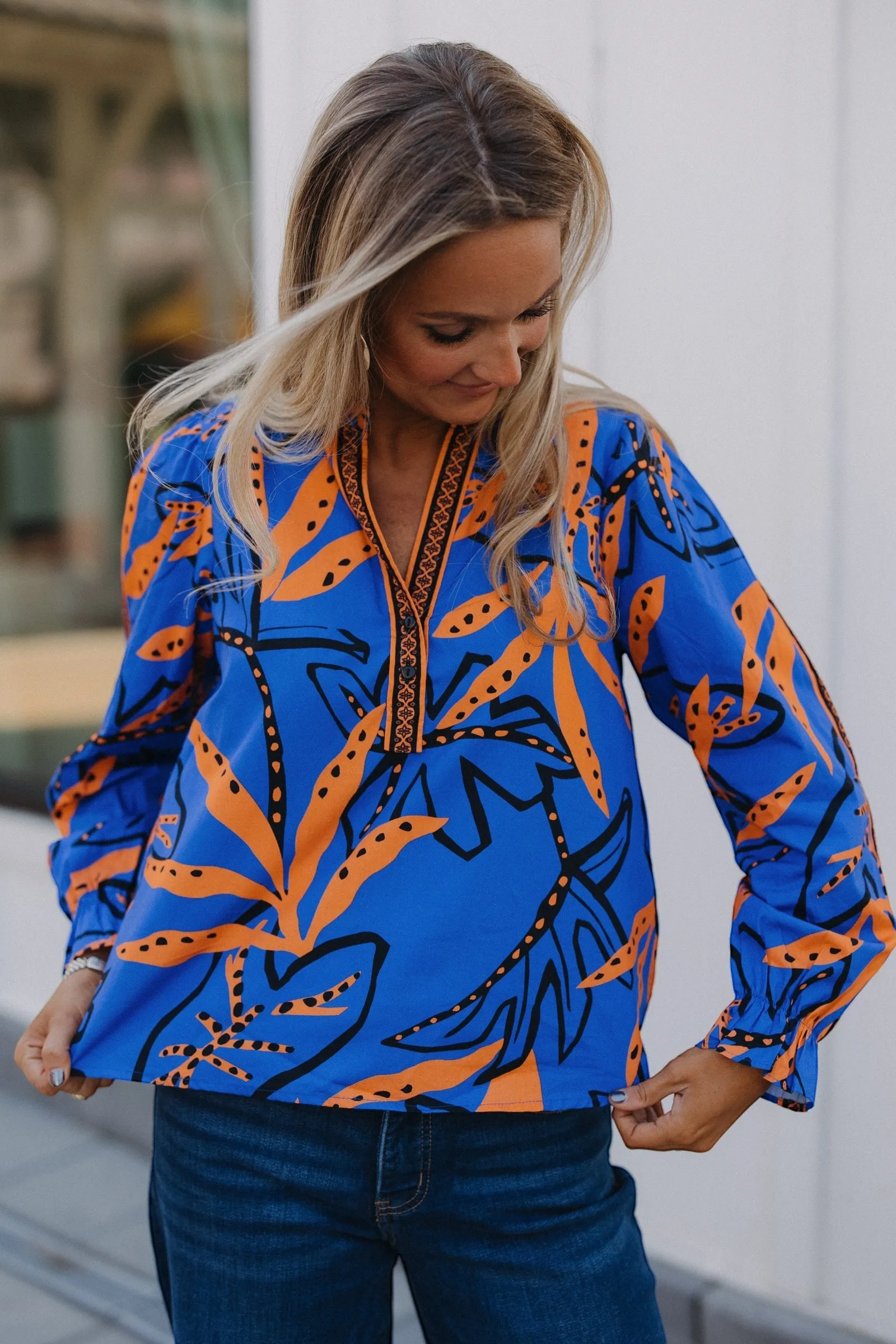 Ashley Royal Ferns Top by Maude (XS-XL)