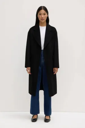Assembly Label, Sadie Single Breasted Wool Coat | Black