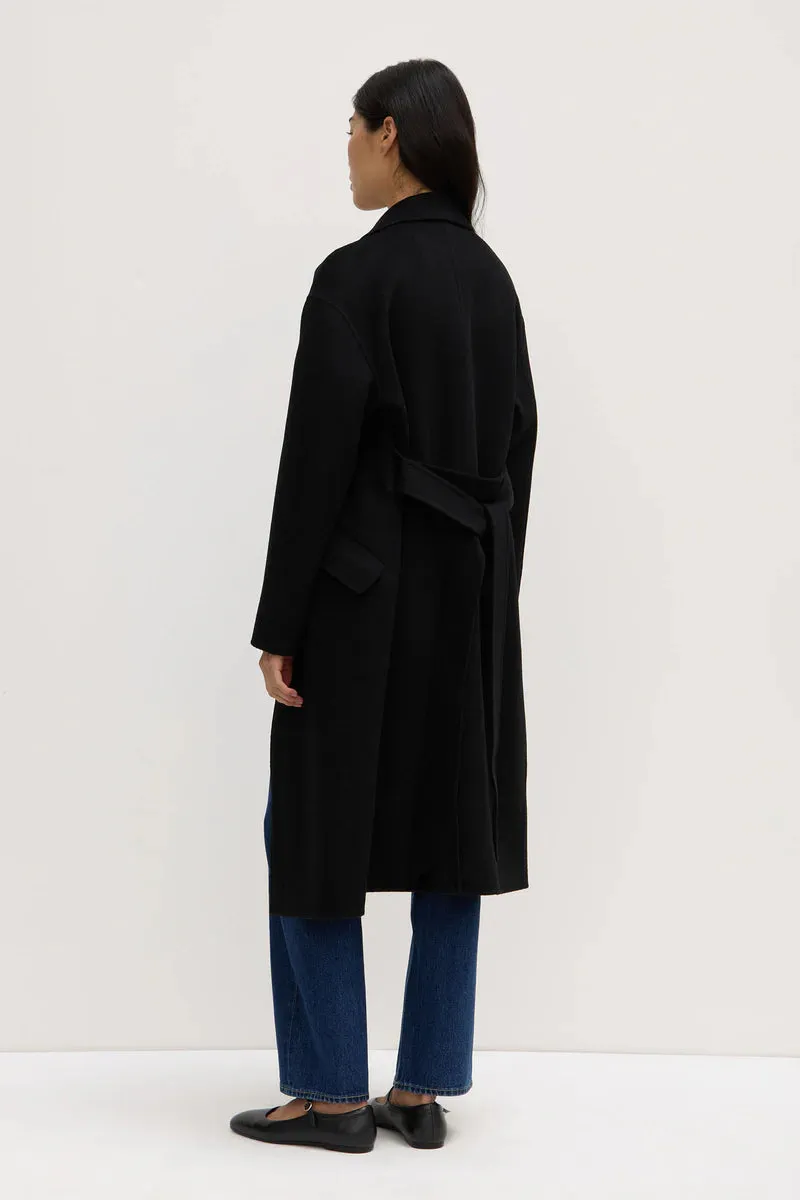 Assembly Label, Sadie Single Breasted Wool Coat | Black