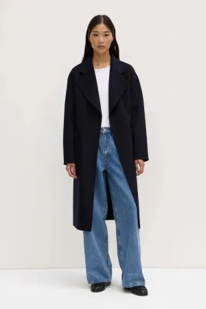 Assembly Label, Sadie Single Breasted Wool Coat | Midnight