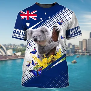 Australia, Love Koala - 3D Full Print - 509
