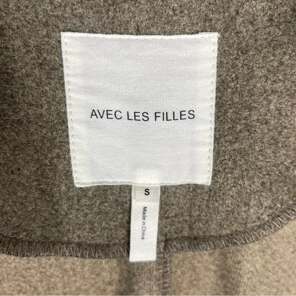 Avec Les Filles Relaxed Shirt‎ Jacket - Oatmeal - Women's Small