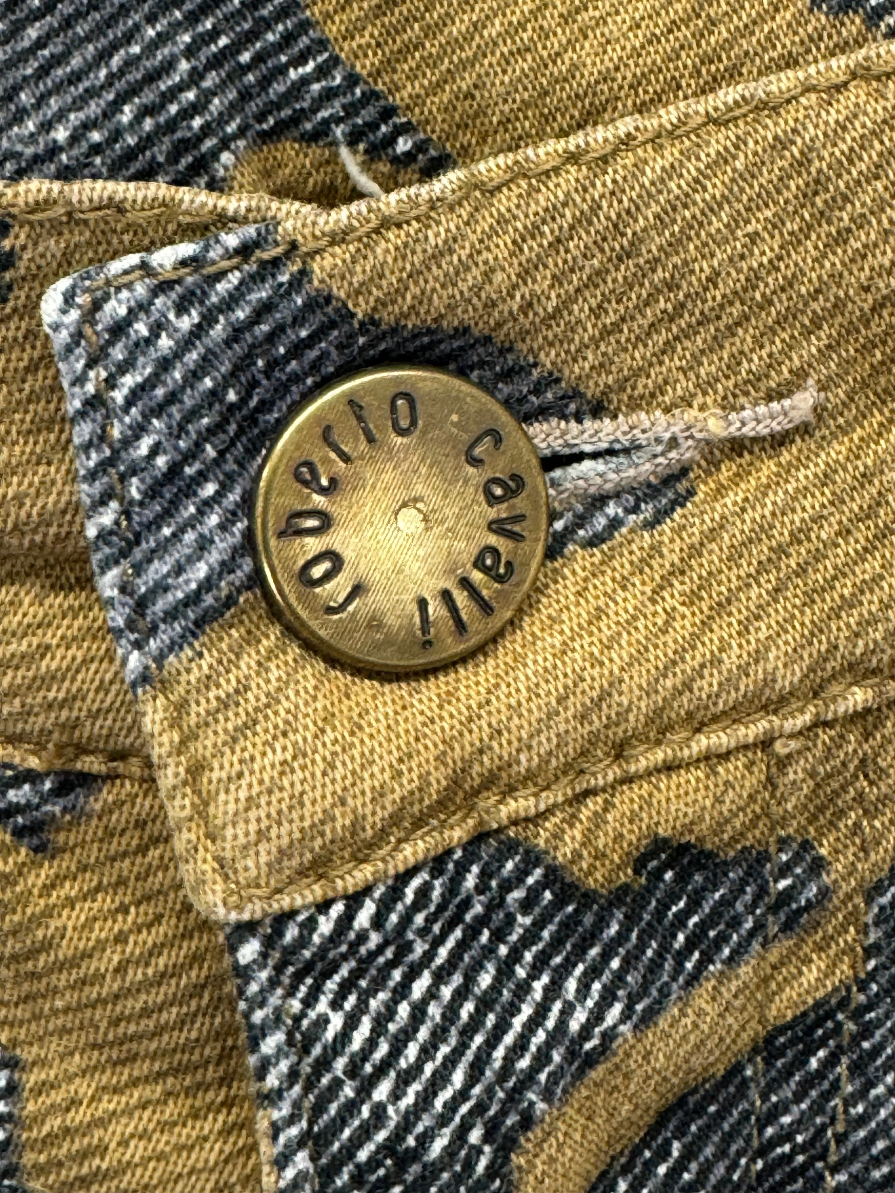A/W2001 Roberto Cavalli camouflage pants