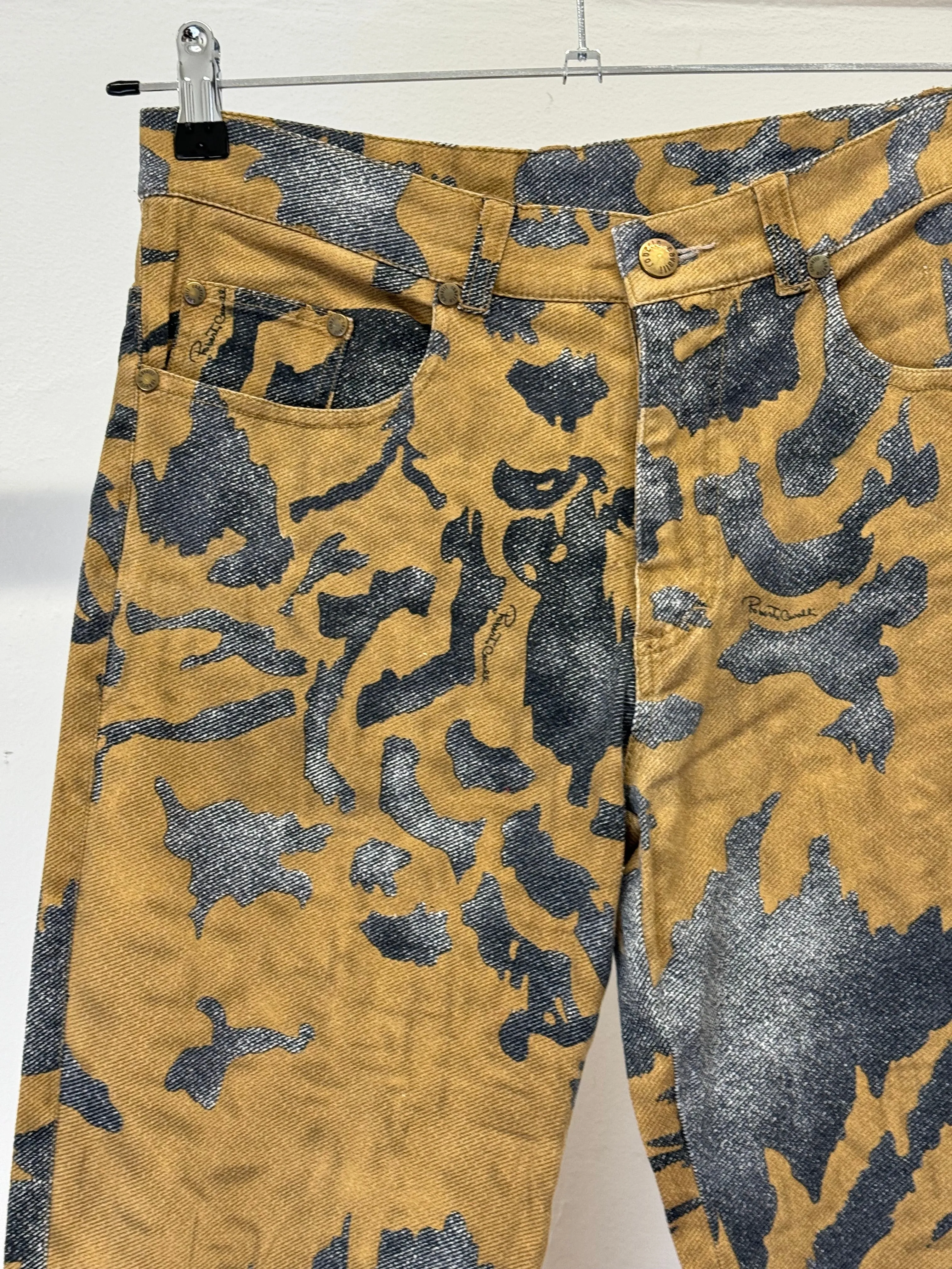 A/W2001 Roberto Cavalli camouflage pants