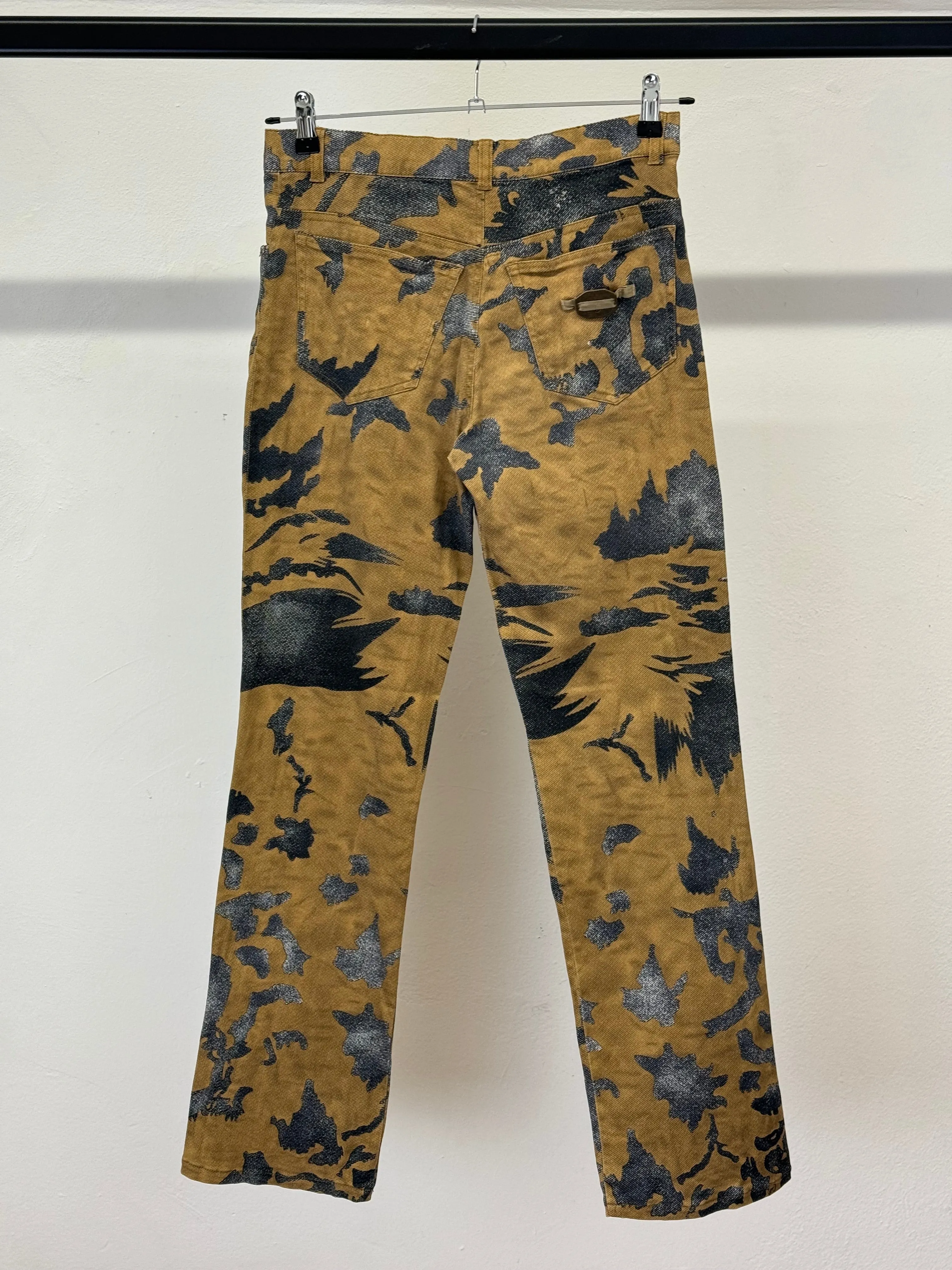 A/W2001 Roberto Cavalli camouflage pants