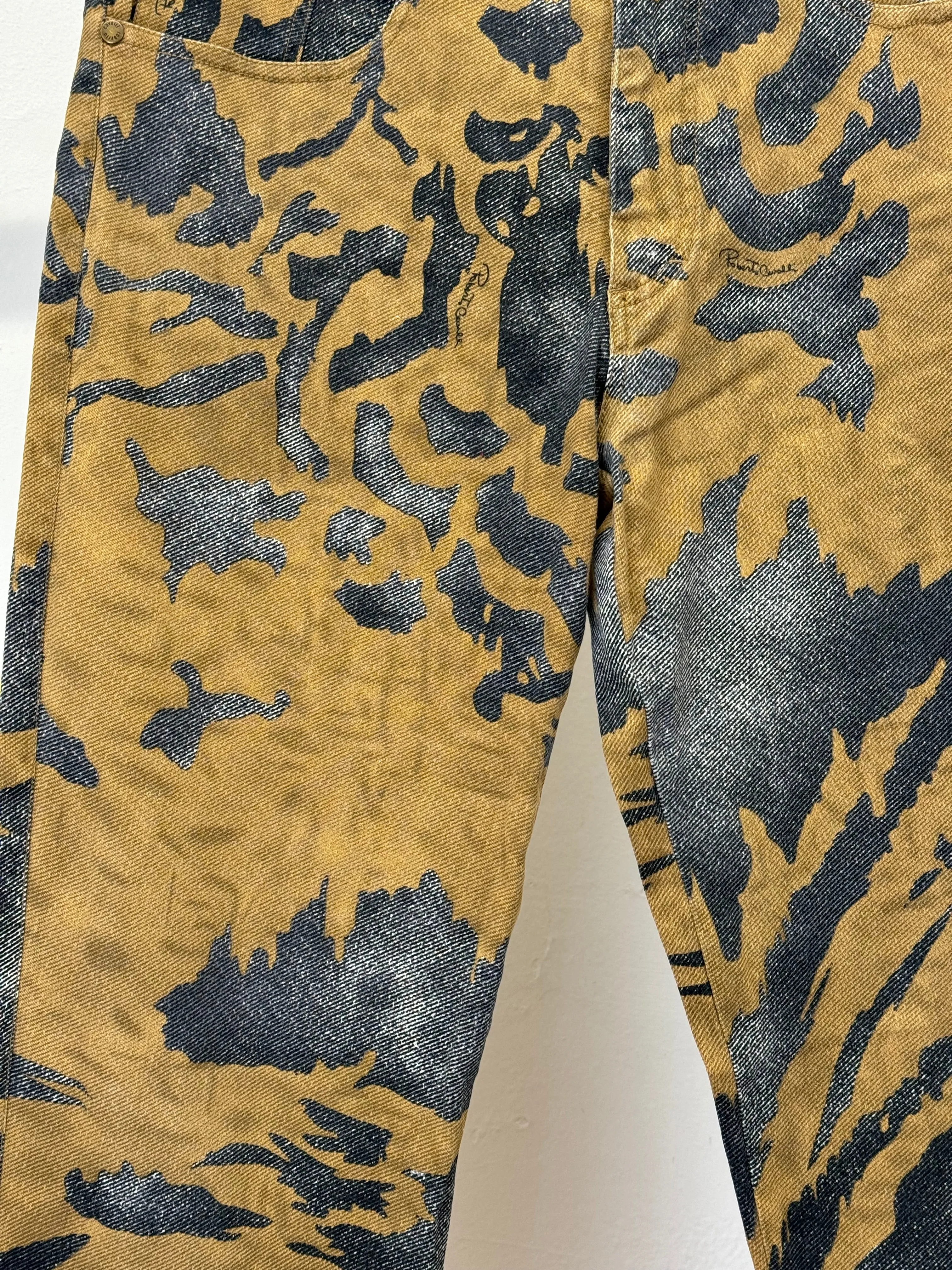 A/W2001 Roberto Cavalli camouflage pants