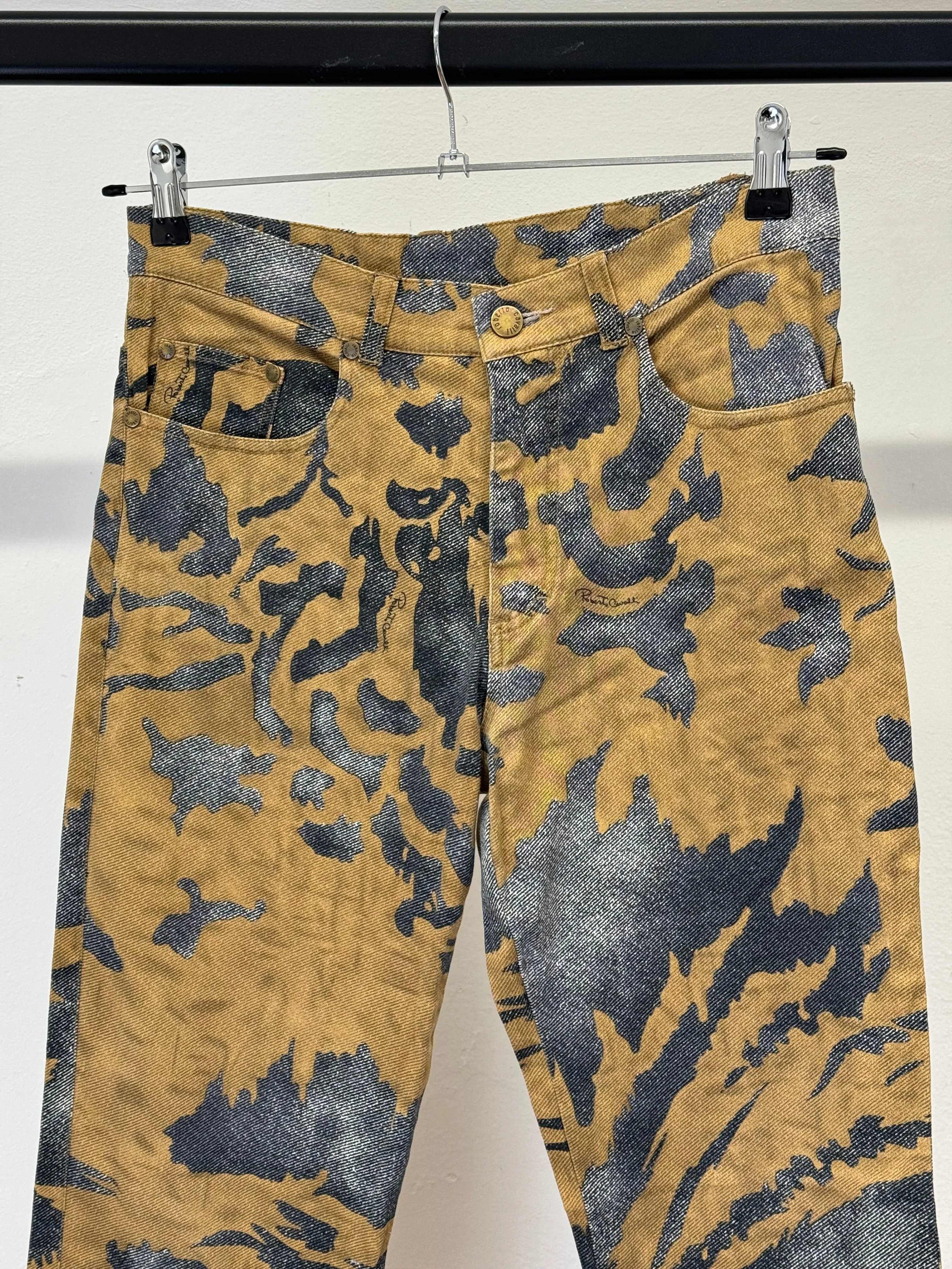 A/W2001 Roberto Cavalli camouflage pants