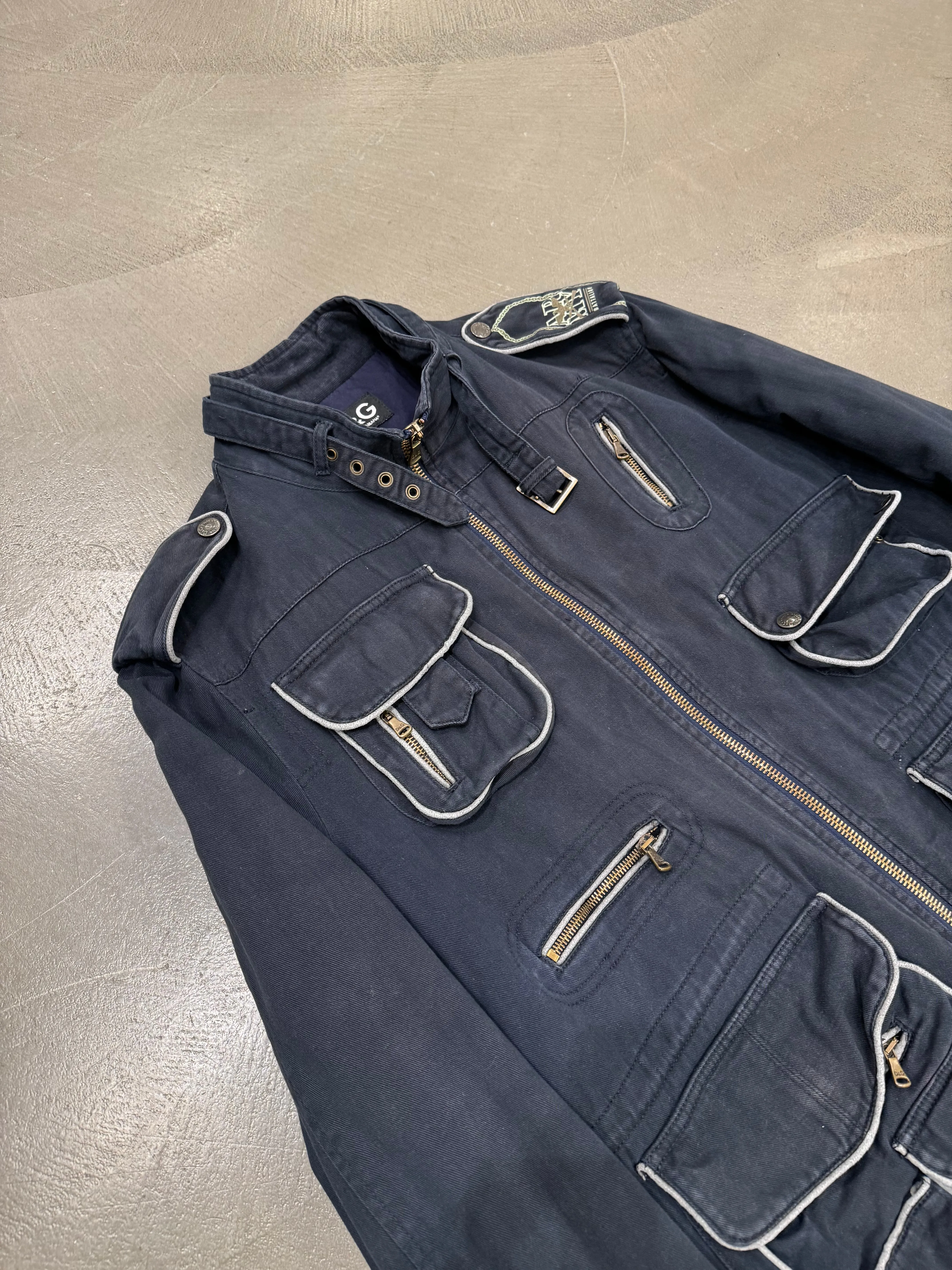 A/W2003 Dolce & Gabbana multi pocket military coat
