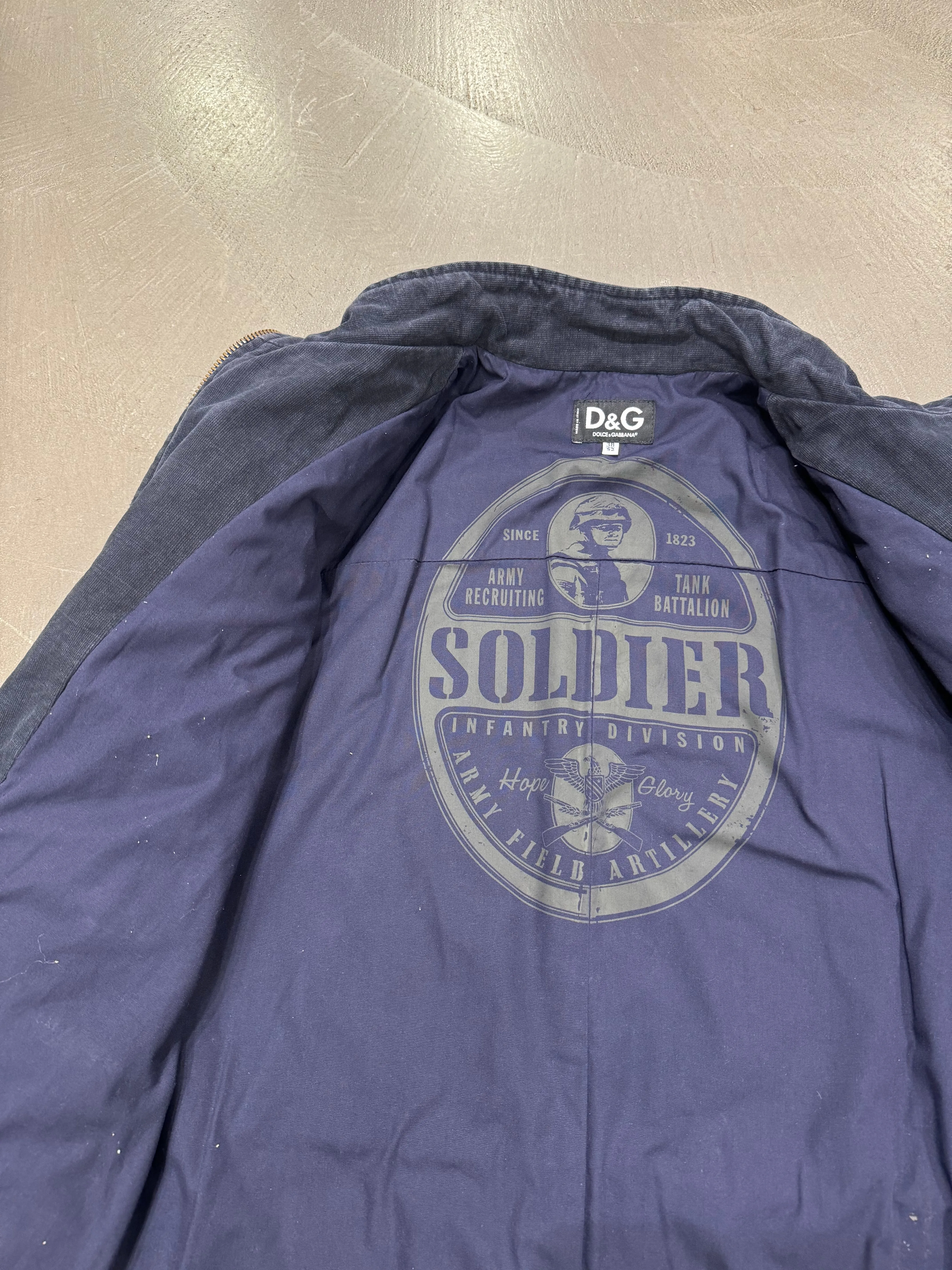 A/W2003 Dolce & Gabbana multi pocket military coat