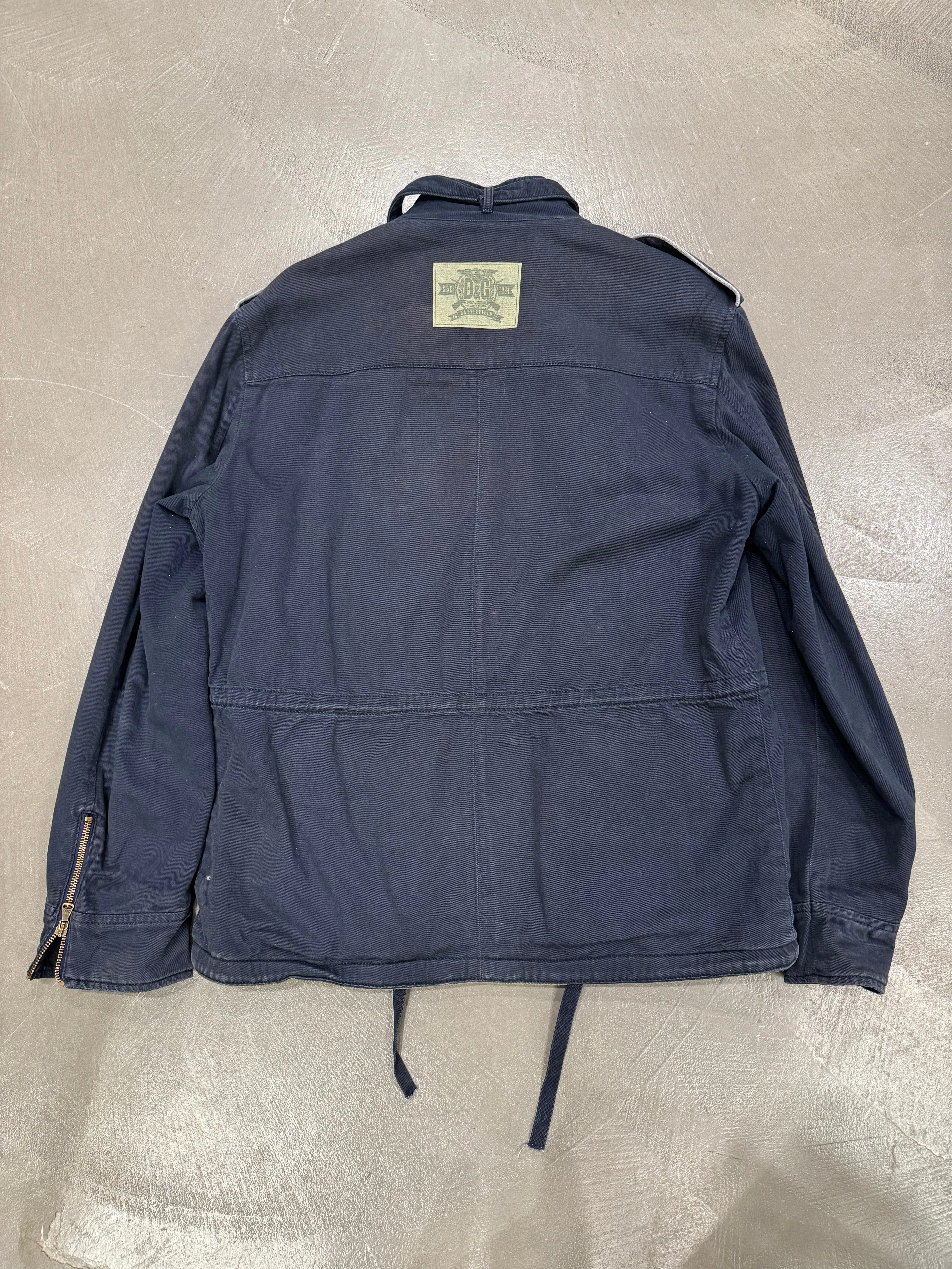 A/W2003 Dolce & Gabbana multi pocket military coat