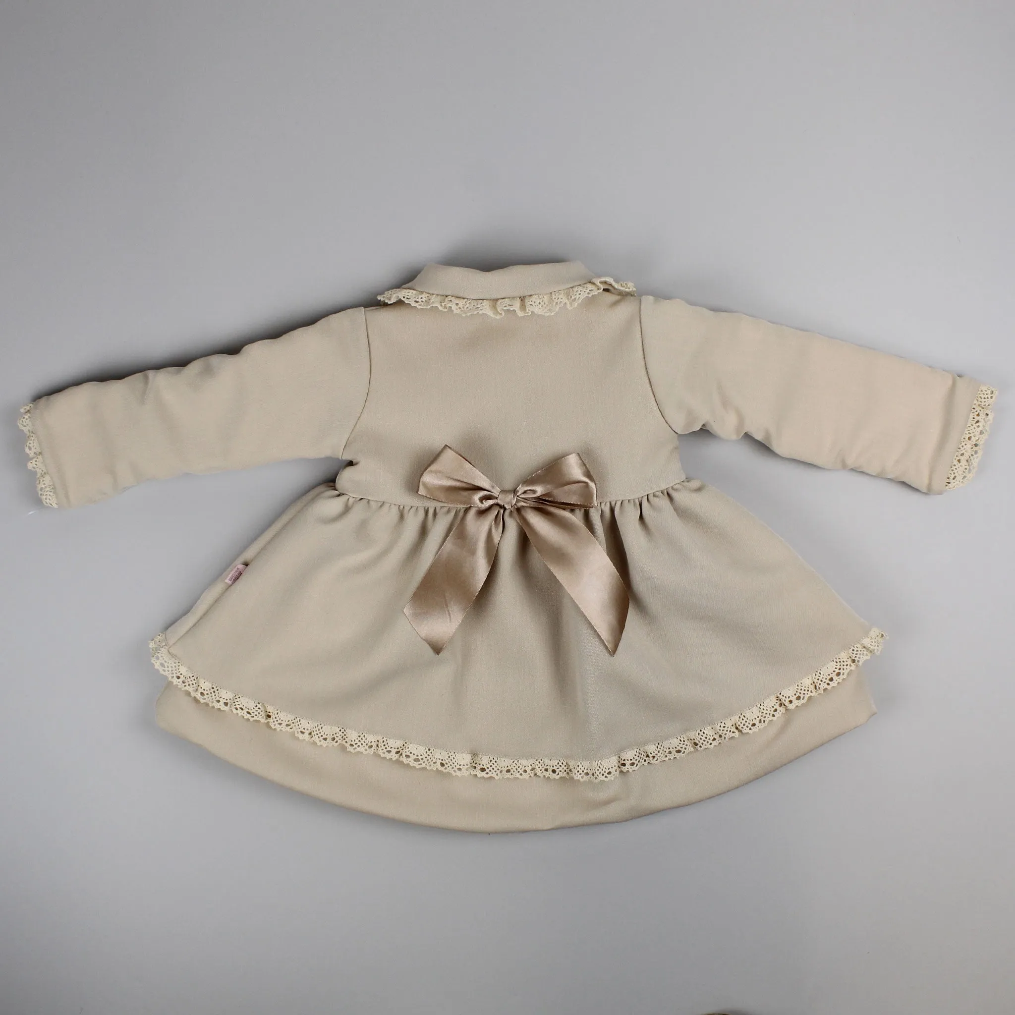 Baby Girls Beige Winter Coat