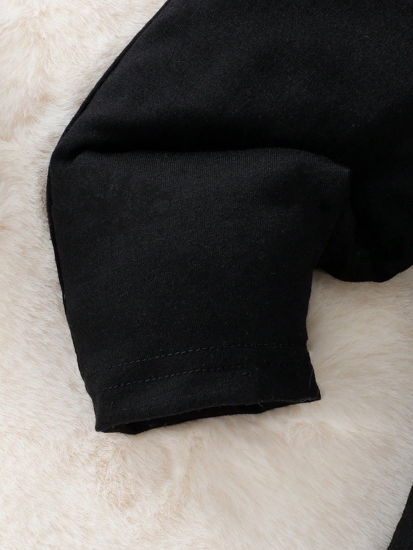 Baby Girls' Casual Jumpsuit And Furry Coat Set For Autumn/winter - FD