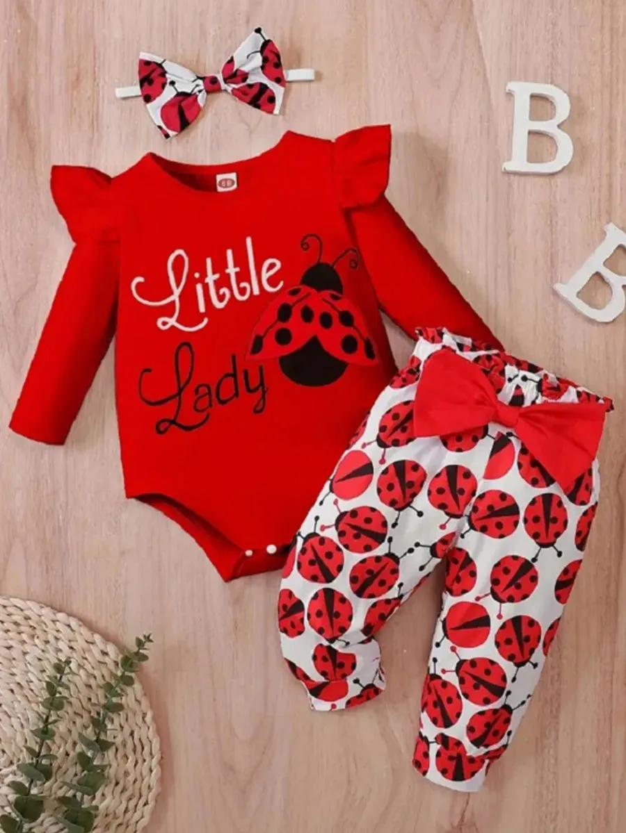 Baby Girls Rompers Animal Design Full Sleeve Infant