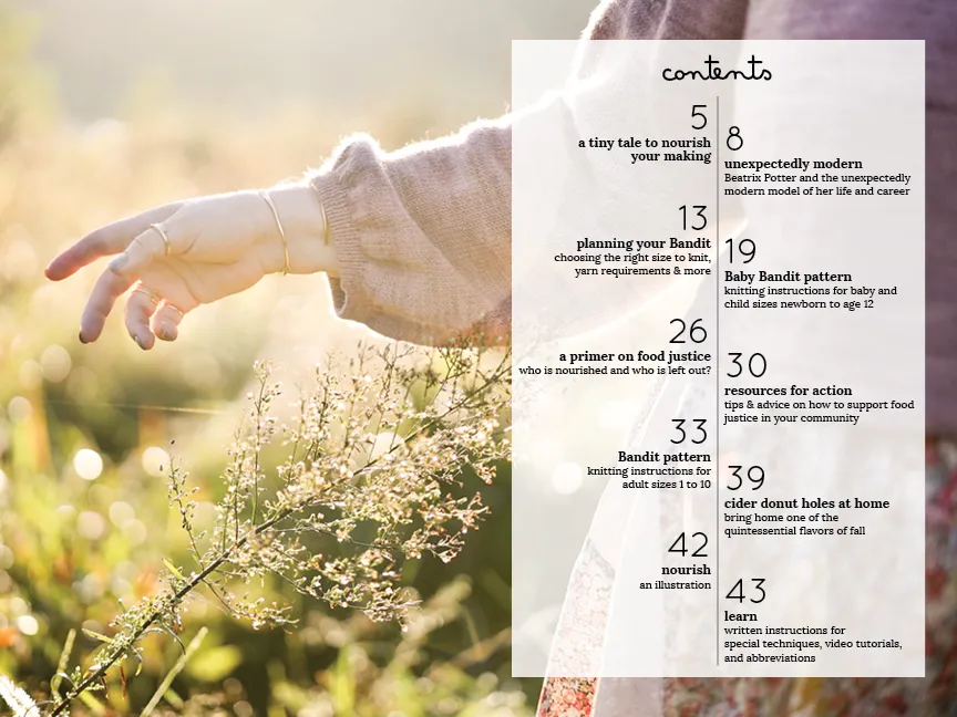Bandit cardigan pattern booklet | for kids & adults | printed booklet