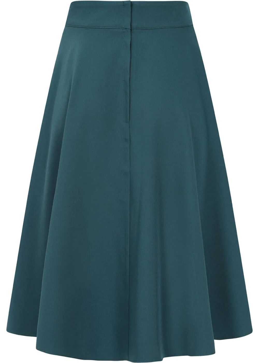 Banned Book Club 50's Swing Skirt Teal