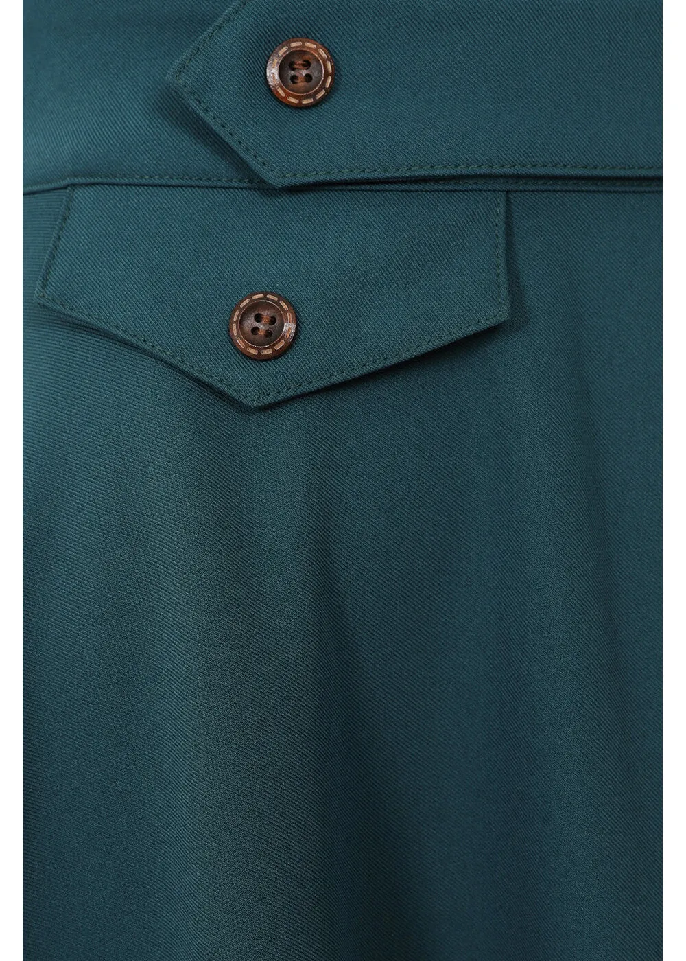 Banned Book Club 50's Swing Skirt Teal