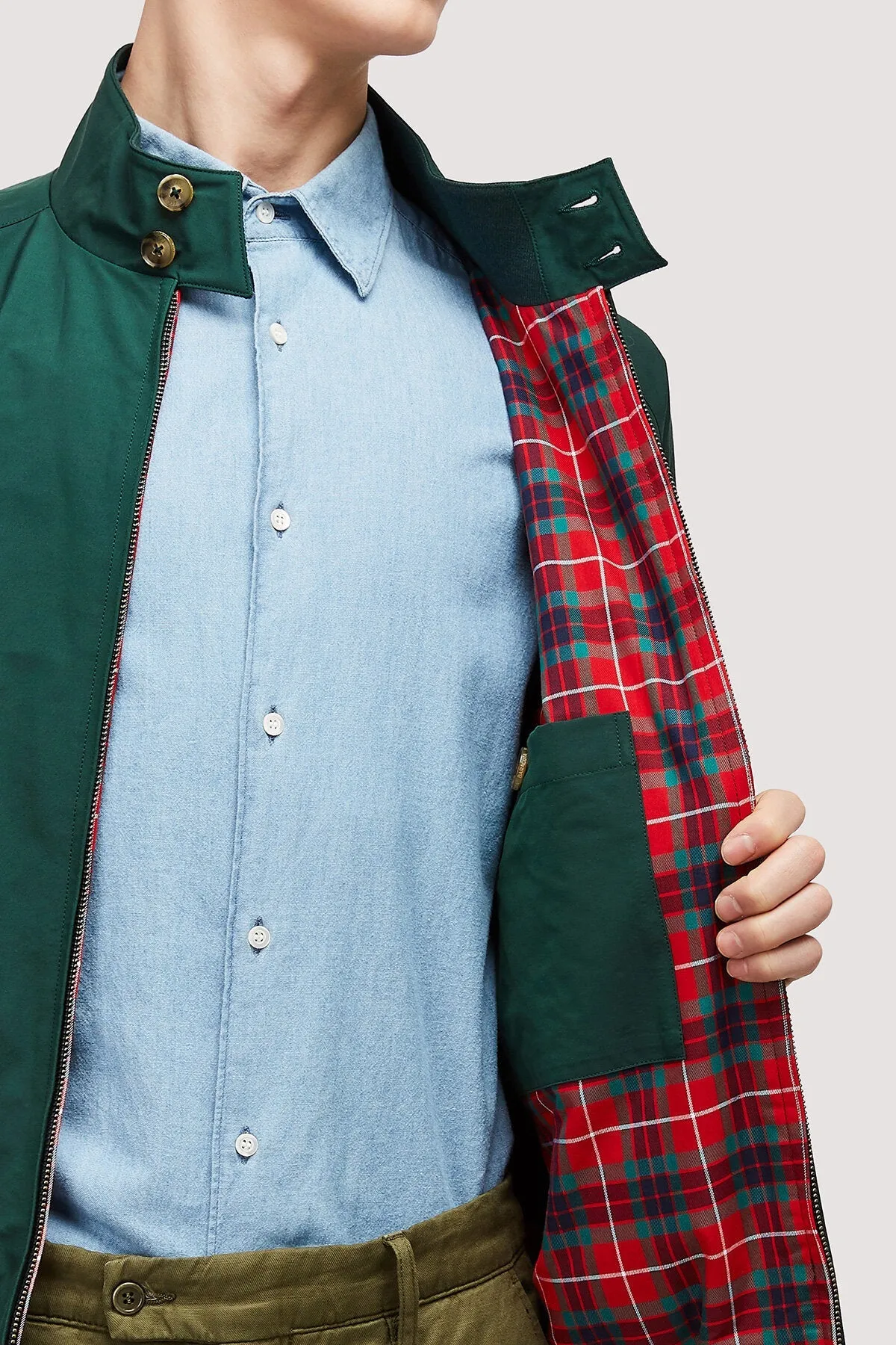 Baracuta G9 Harrington Racing Green