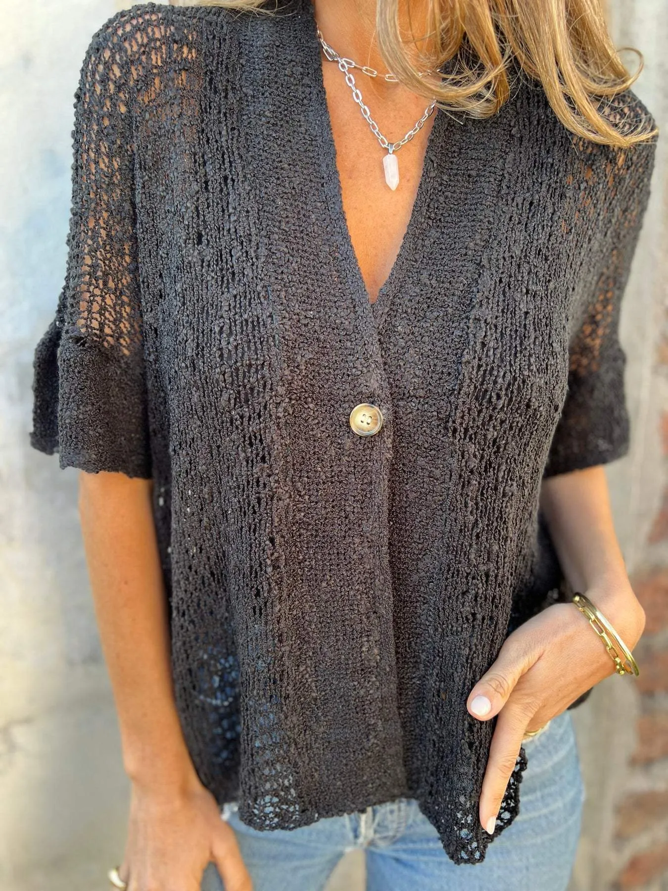 Barbara™ | Chic Textured Blouse