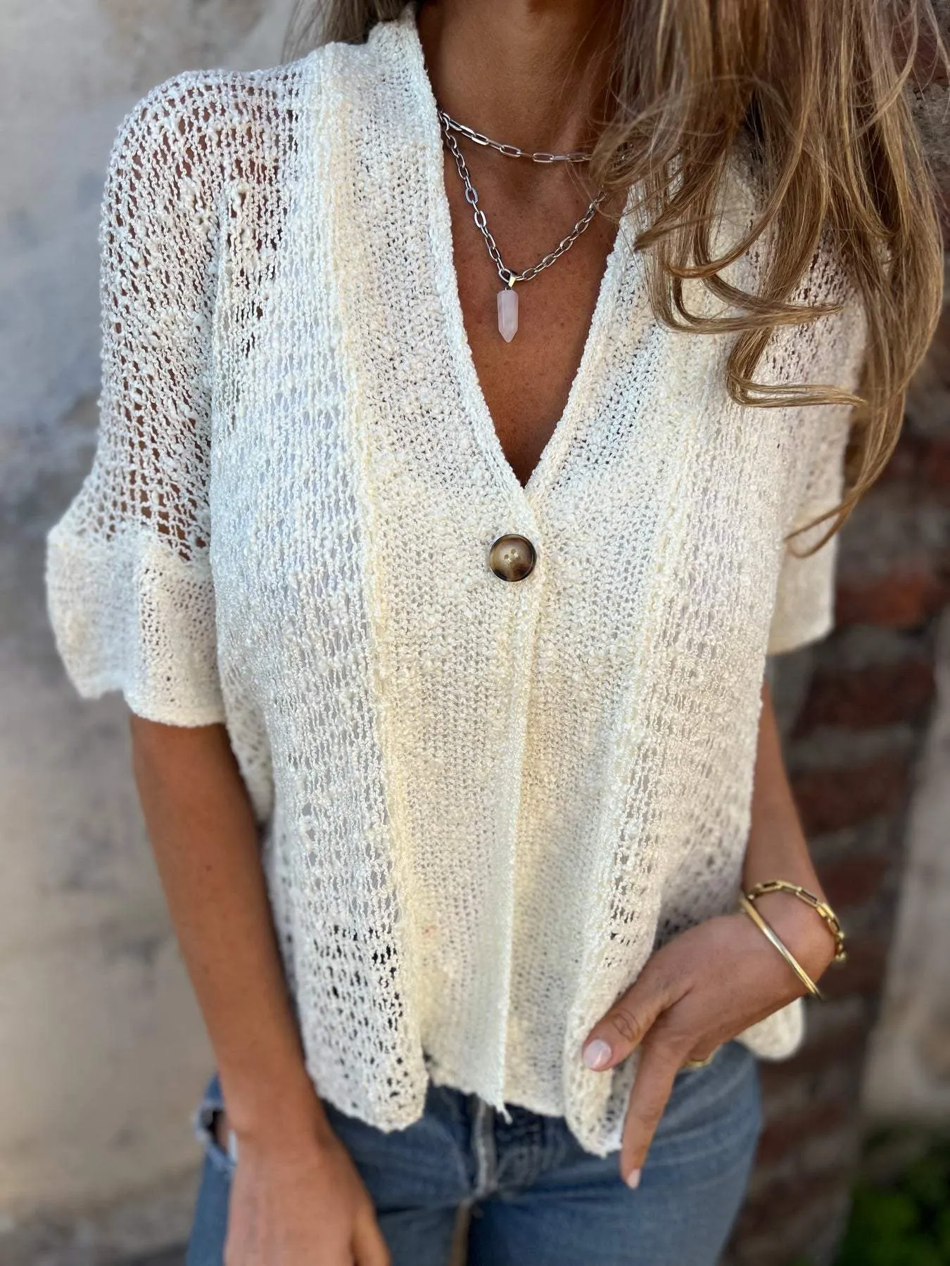 Barbara™ | Chic Textured Blouse