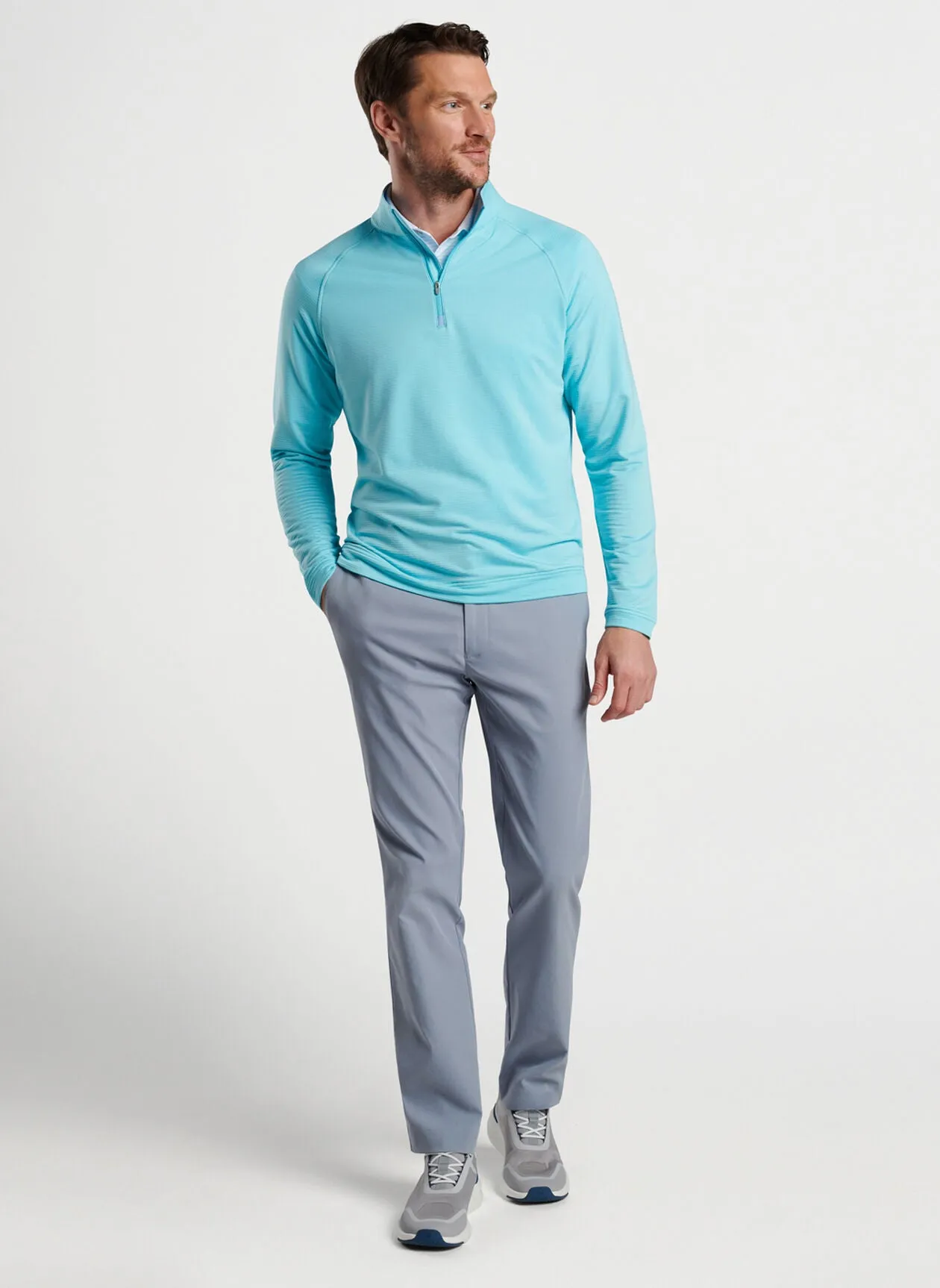 Beaumont Performance Quarter-Zip - Cabana Blue