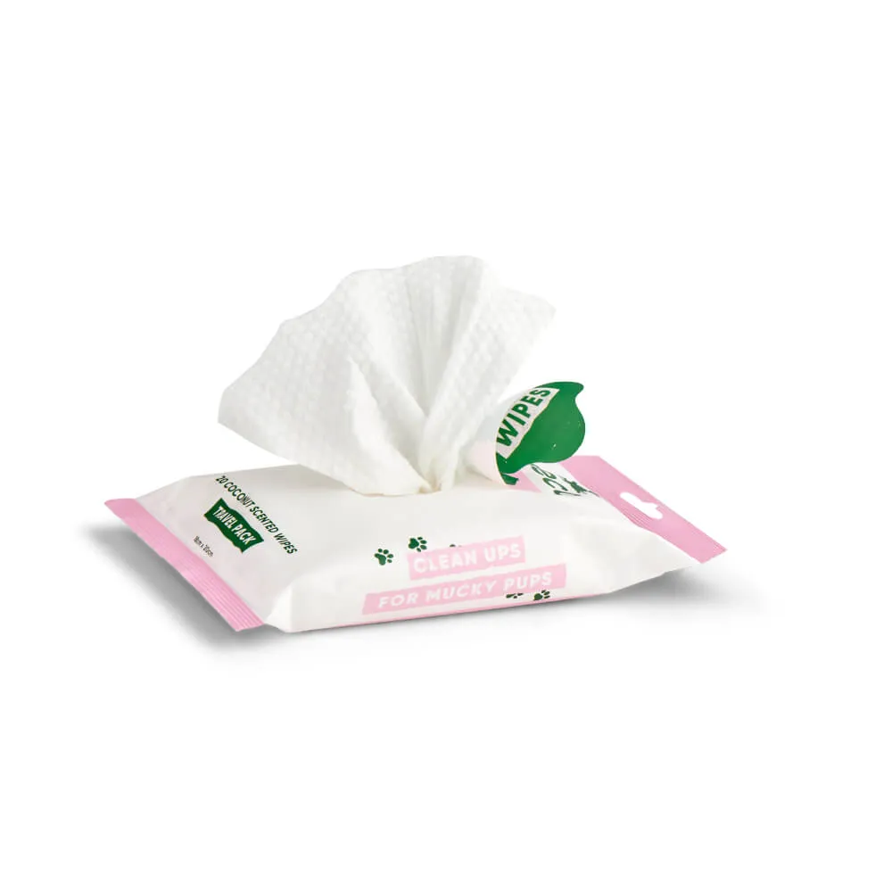 Beco Bamboo Travel Wipes, Coconut Scented, 20 Pack