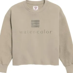 Beige Reverse Fleece Oversized Midi