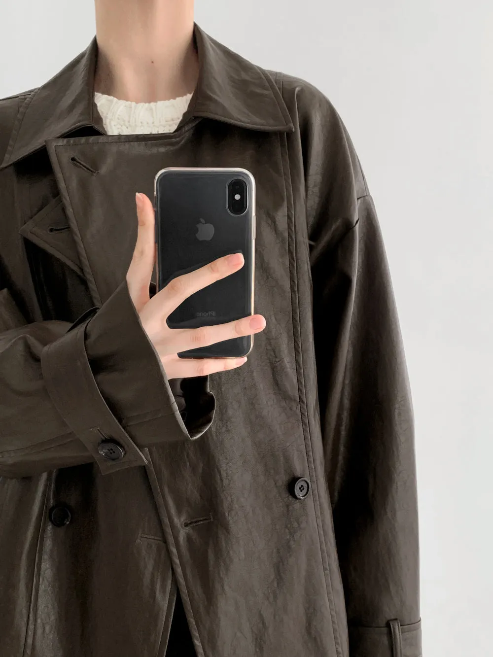 Belt Leather Jacket