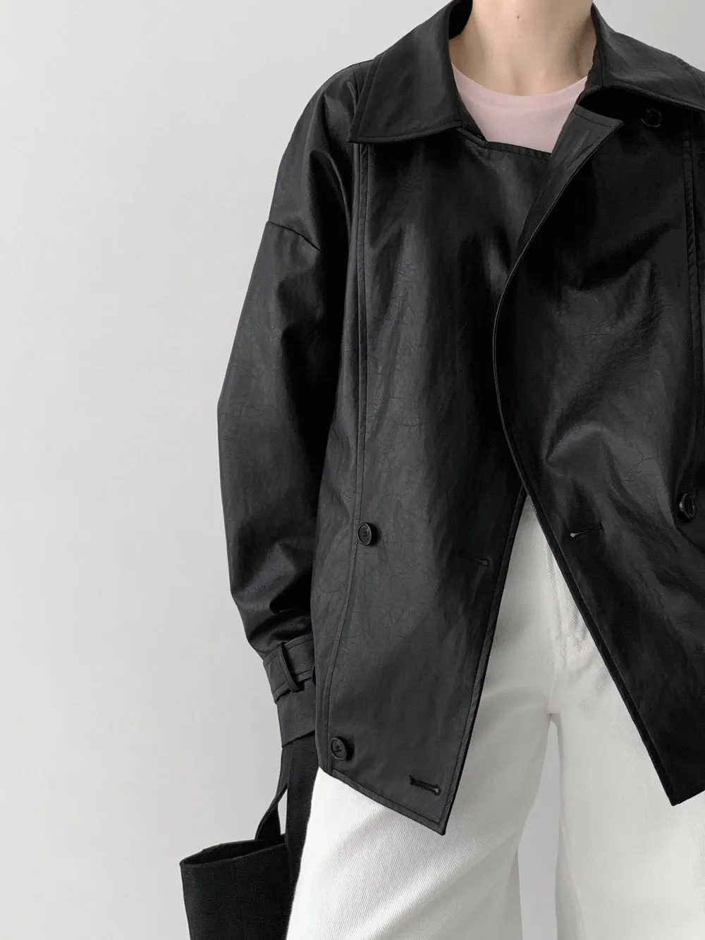 Belt Leather Jacket