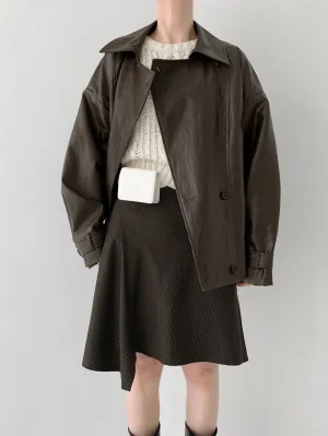 Belt Leather Jacket