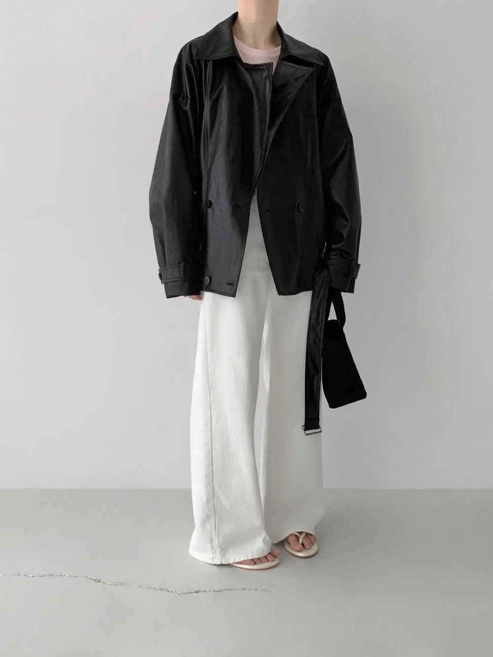 Belt Leather Jacket