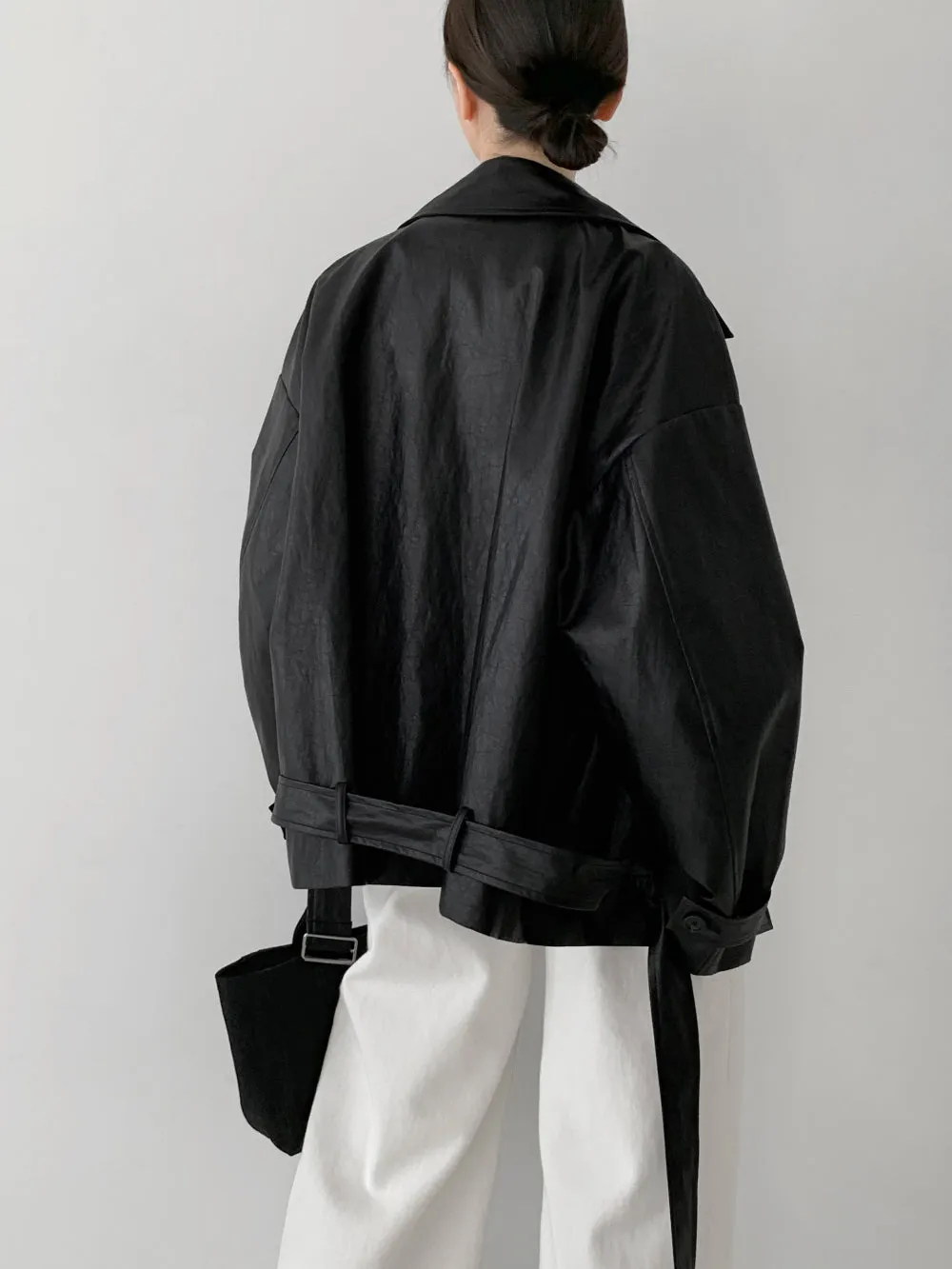 Belt Leather Jacket