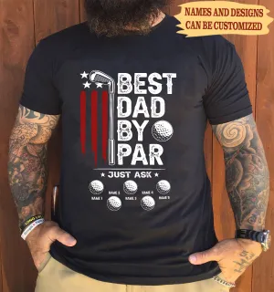 Best dad by par Personalized gift for golf lovers Father's day gift-Htv