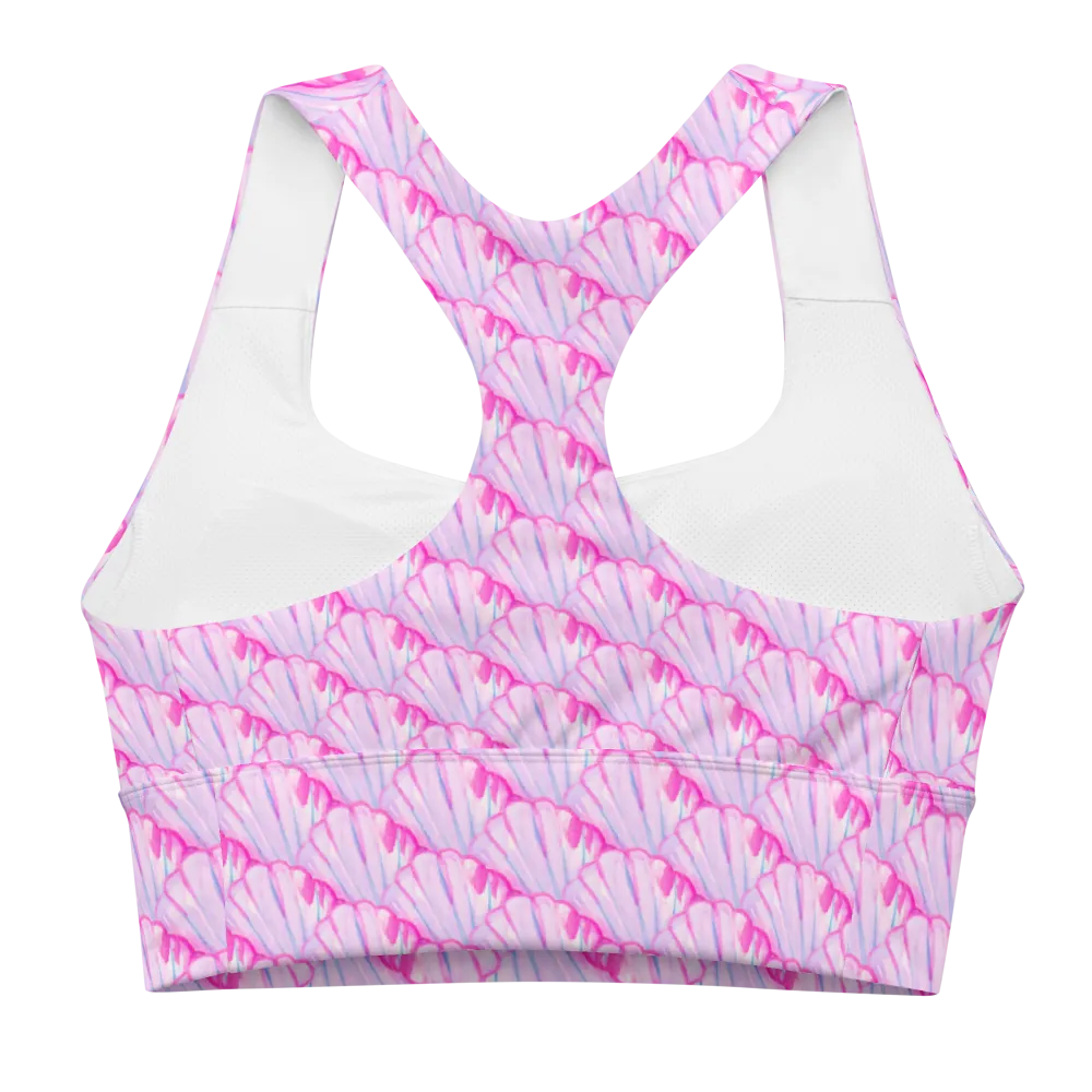 Big Shell Longline Sports Bra