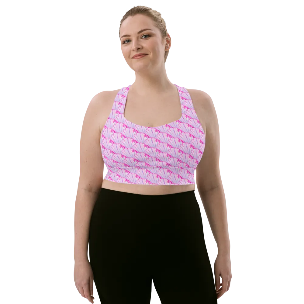 Big Shell Longline Sports Bra