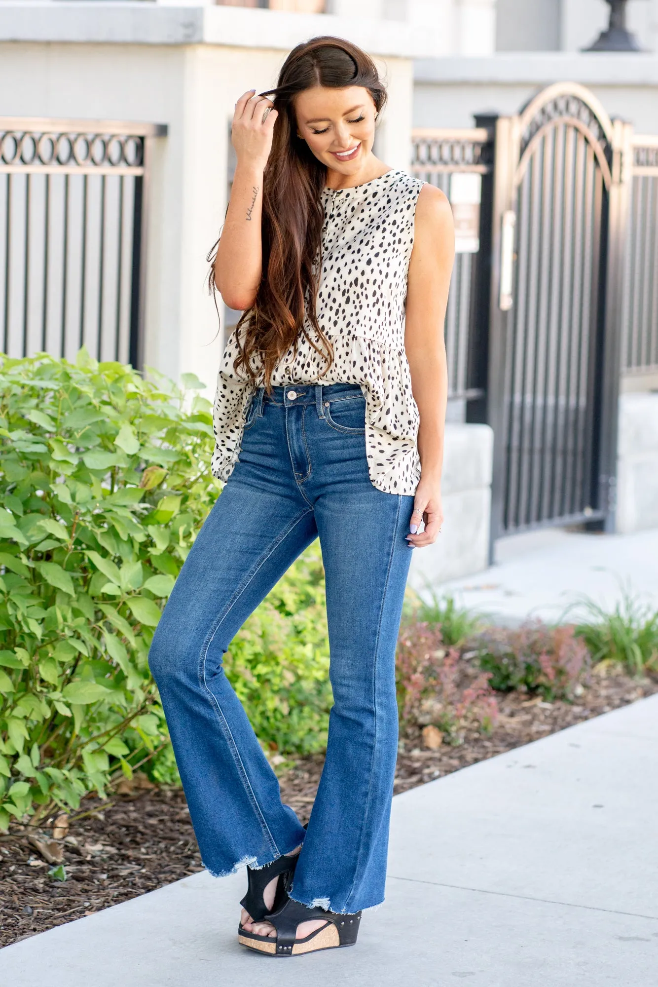 Birmingham High Rise Distressed Boot Cut