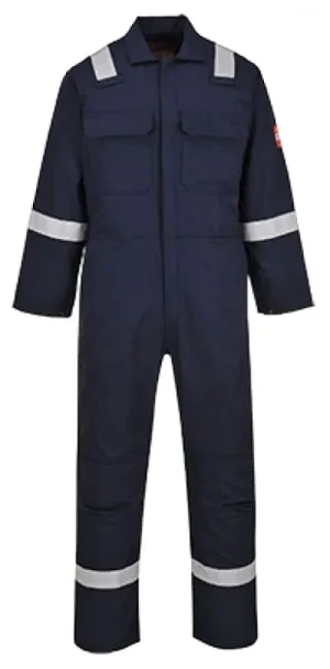 BizWeld Flame Retardant hi viz Iona Welding Coverall Portwest BIZ5