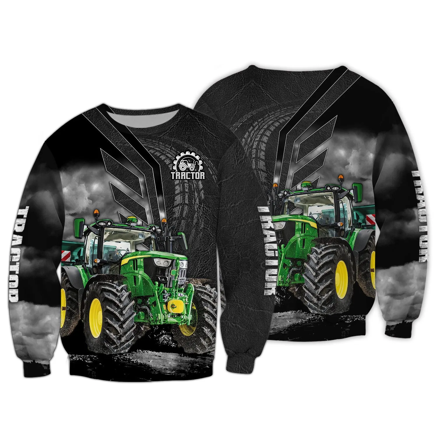 Black 3D Tractor Shirt Truck Driver Shirts Tractor 3D Hoodie, 3D Zipper Hoodie,...
