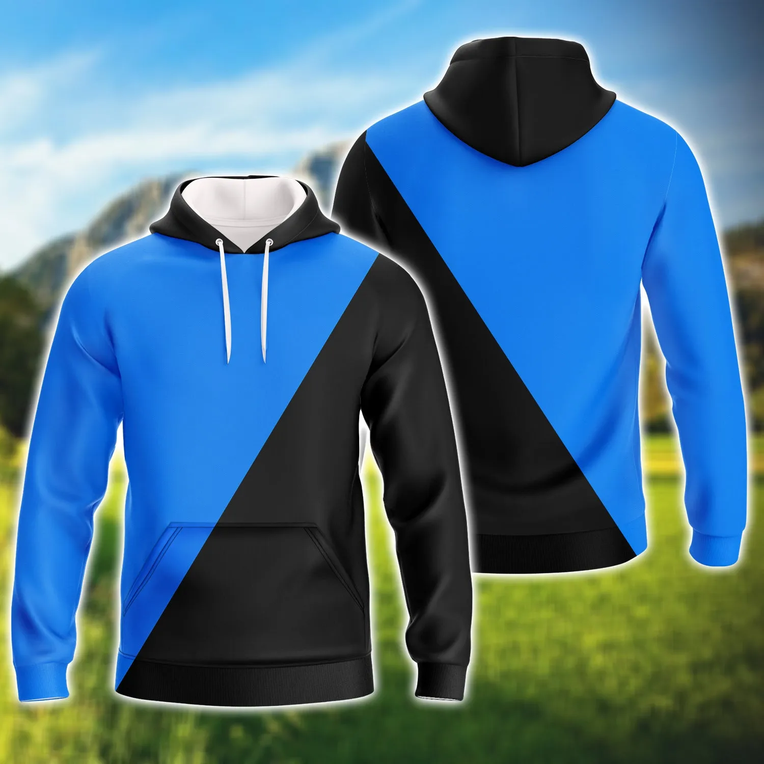 Black-Blue - 3D Full Print