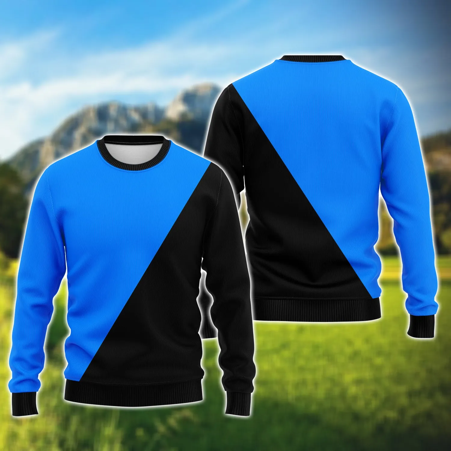 Black-Blue - 3D Full Print
