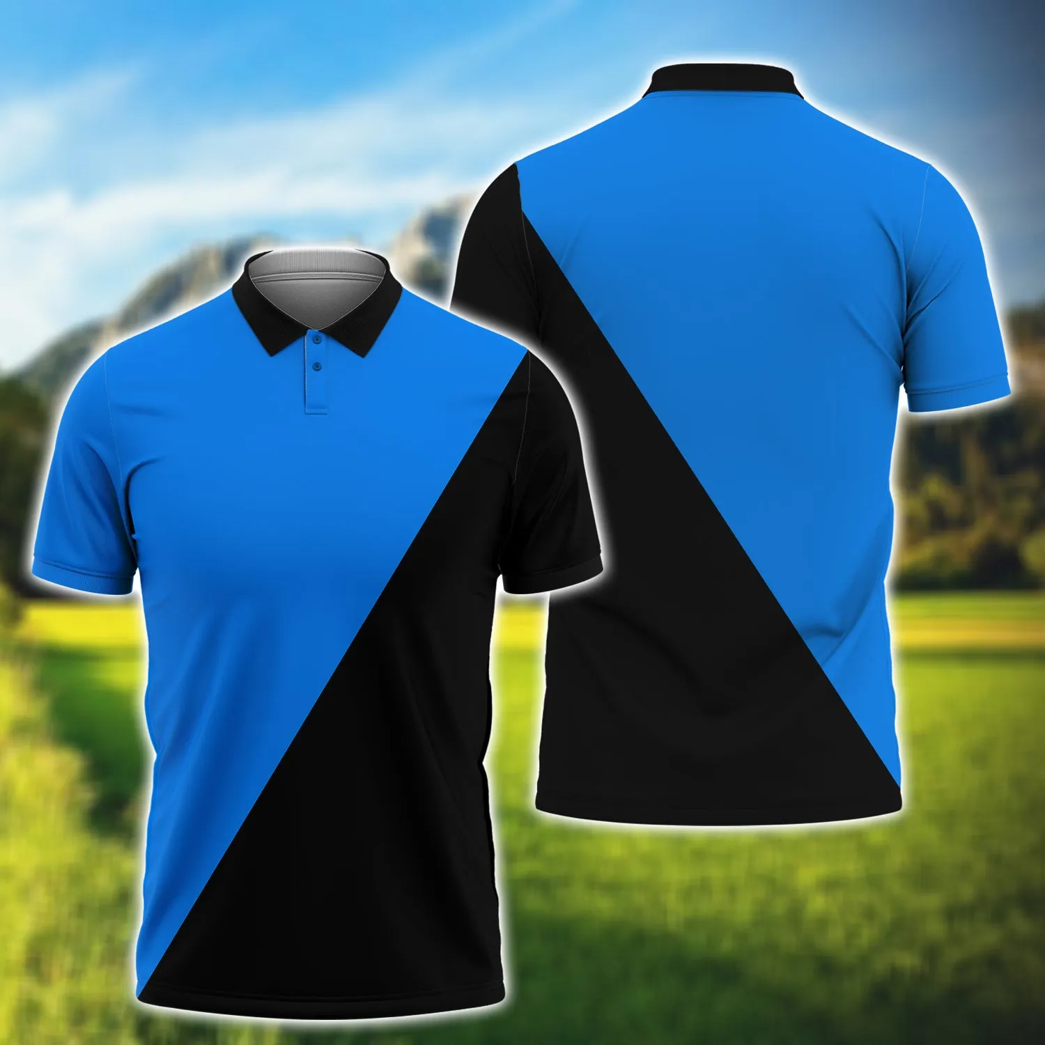 Black-Blue - 3D Full Print