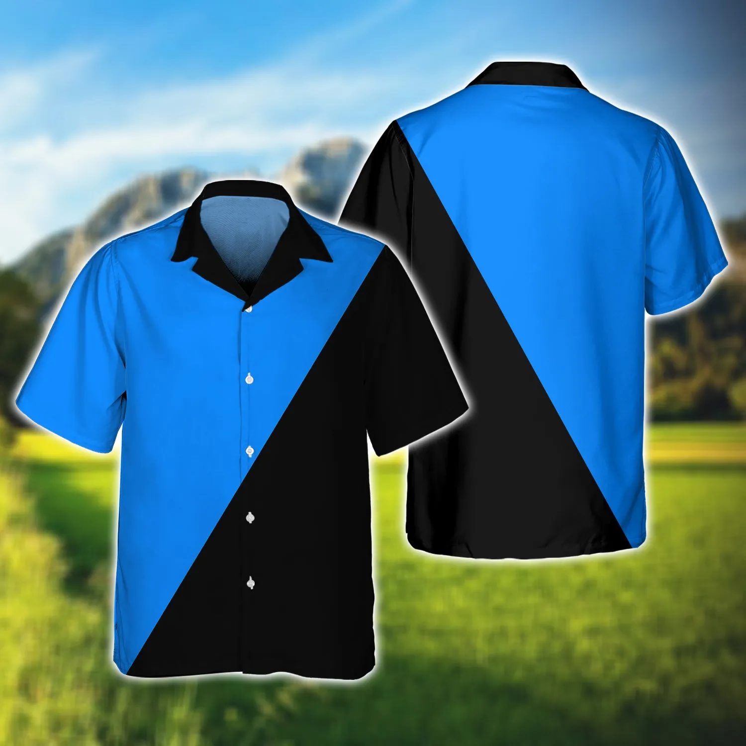Black-Blue - 3D Full Print