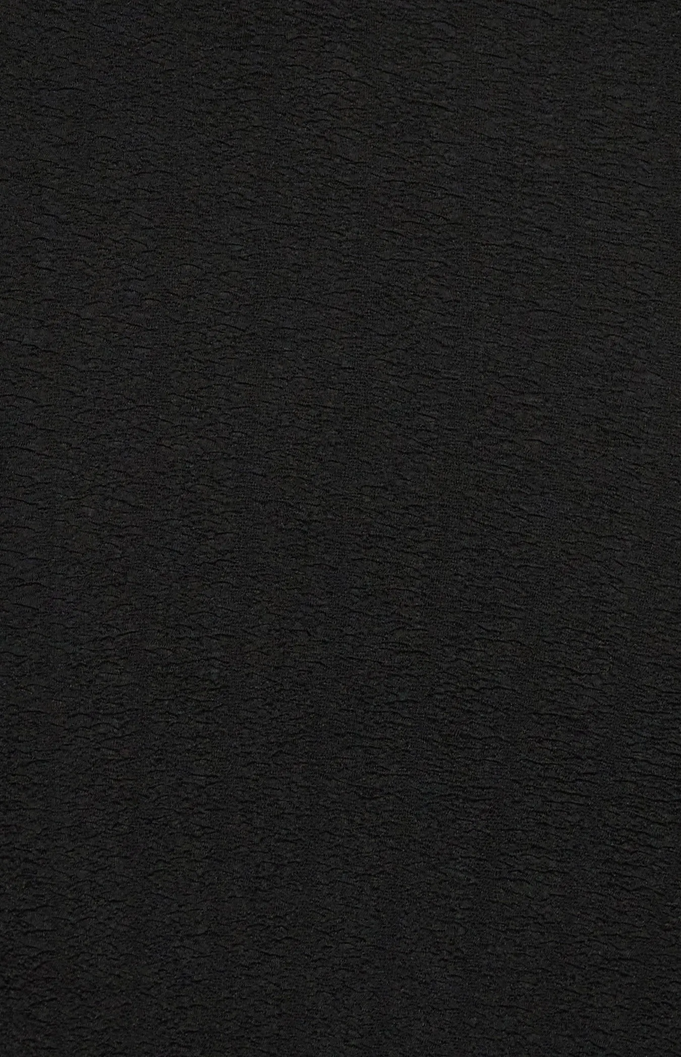 Black Front Twist Neckline Jersey Midi Dress